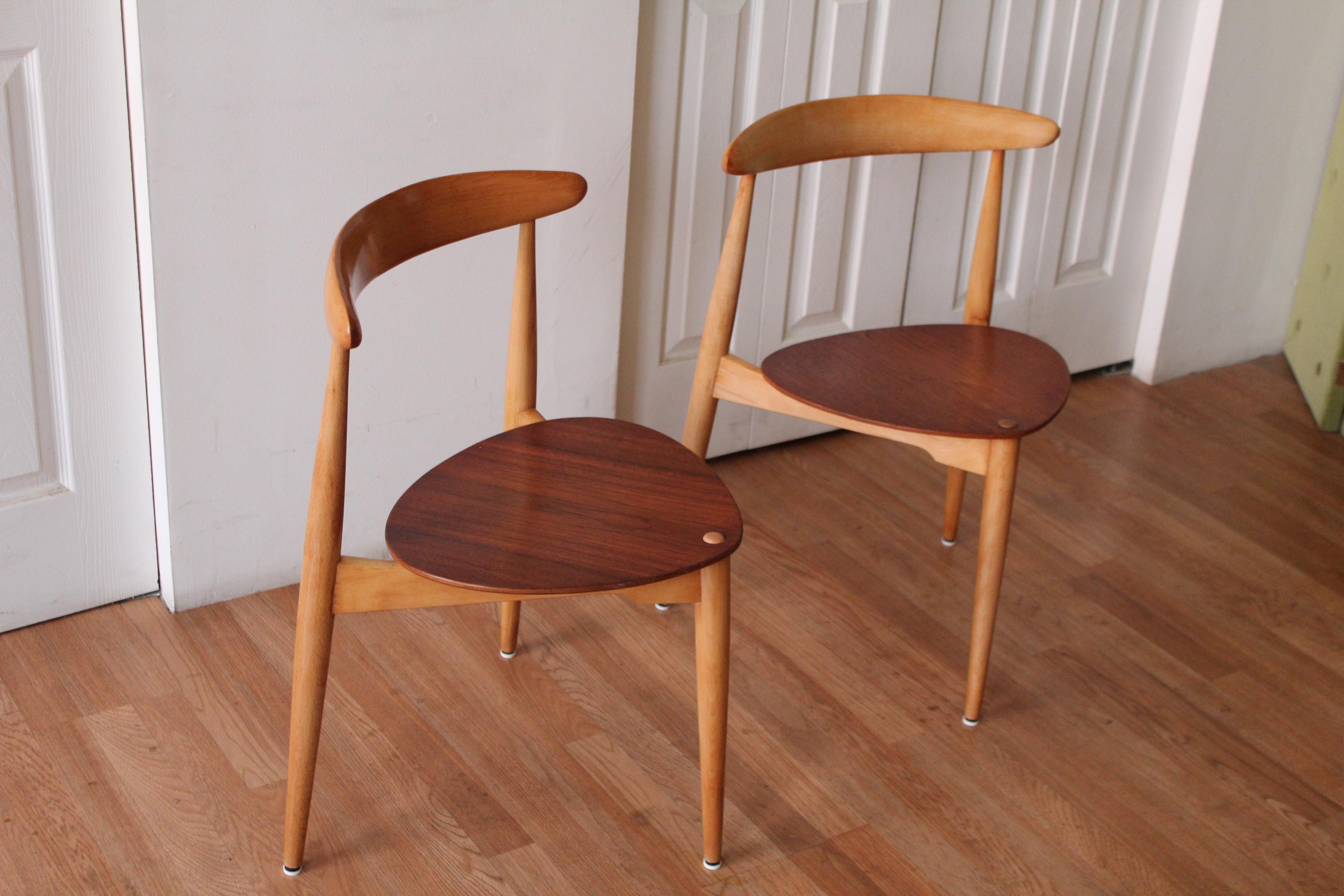 Hans Wegner Heart Chairs 1