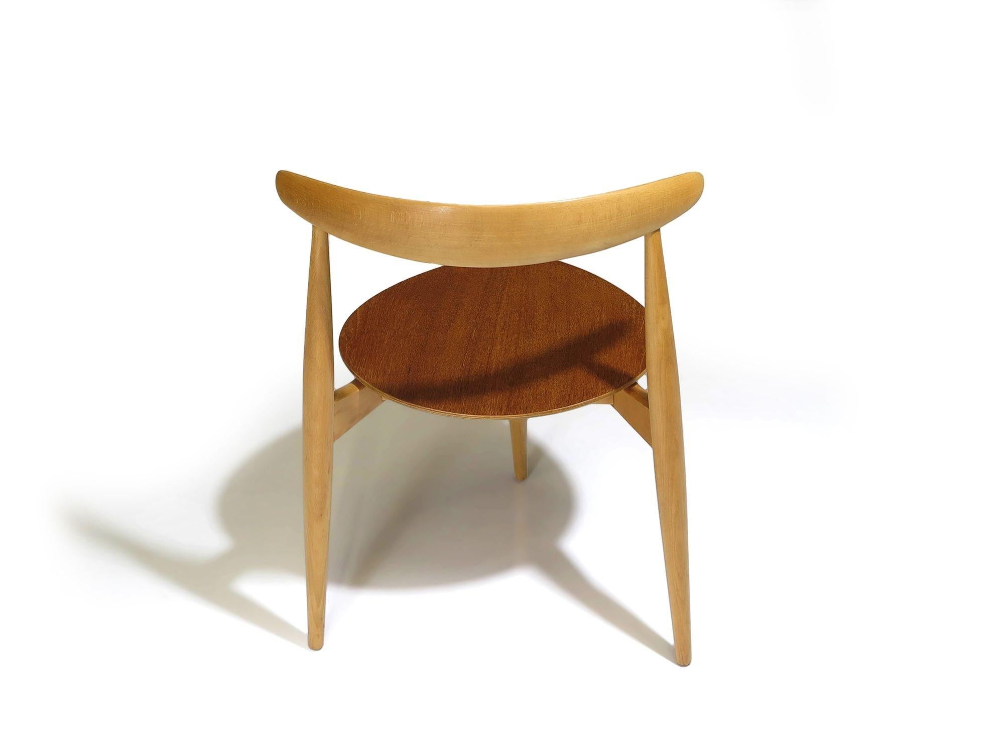 Hans Wegner Heart Dining Chairs FH 4103 For Sale 1