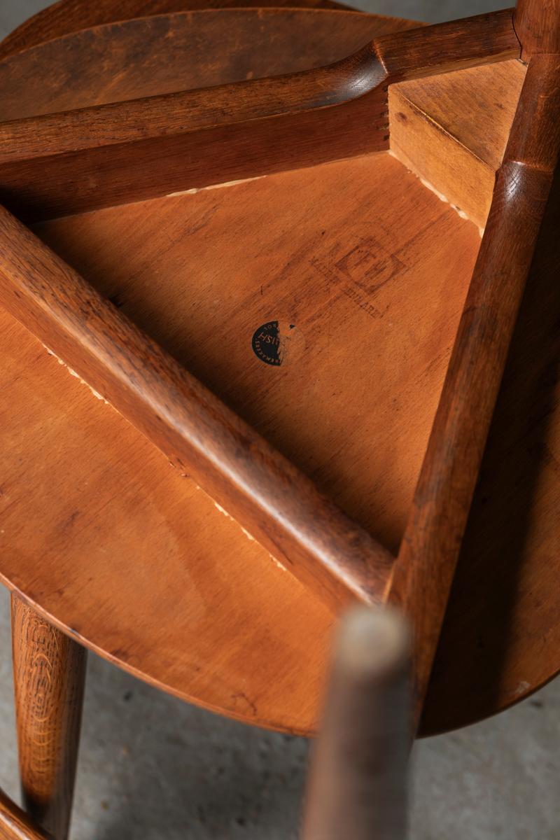 Hans Wegner 'Heart' Dining Set for Fritz Hansen, Denmark, 1950s 5