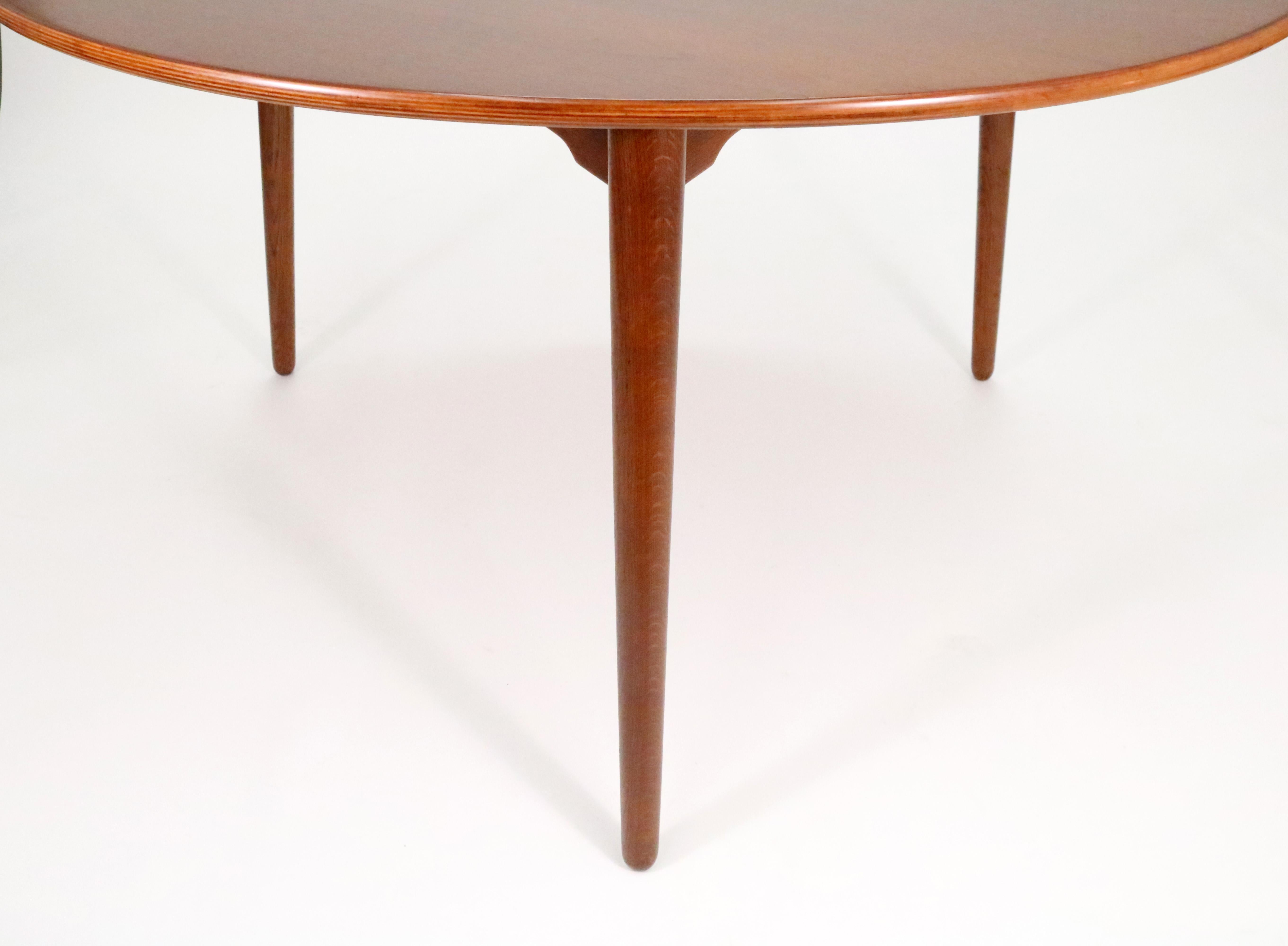 Hans Wegner Heart Dining Set For Fritz Hansen in Teak 1