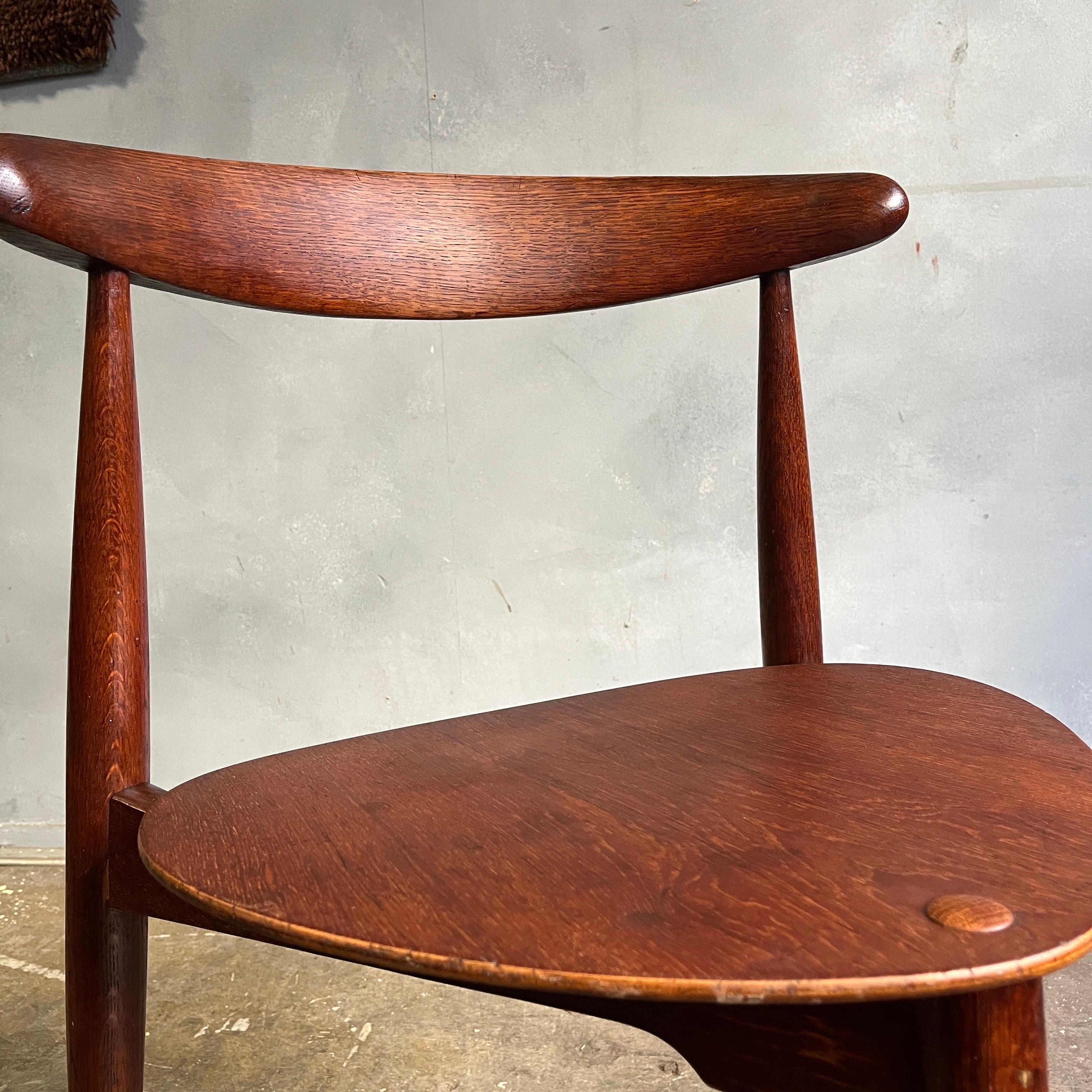 Danish Hans Wegner Heart FH4103 Chair for Fritz Hansen