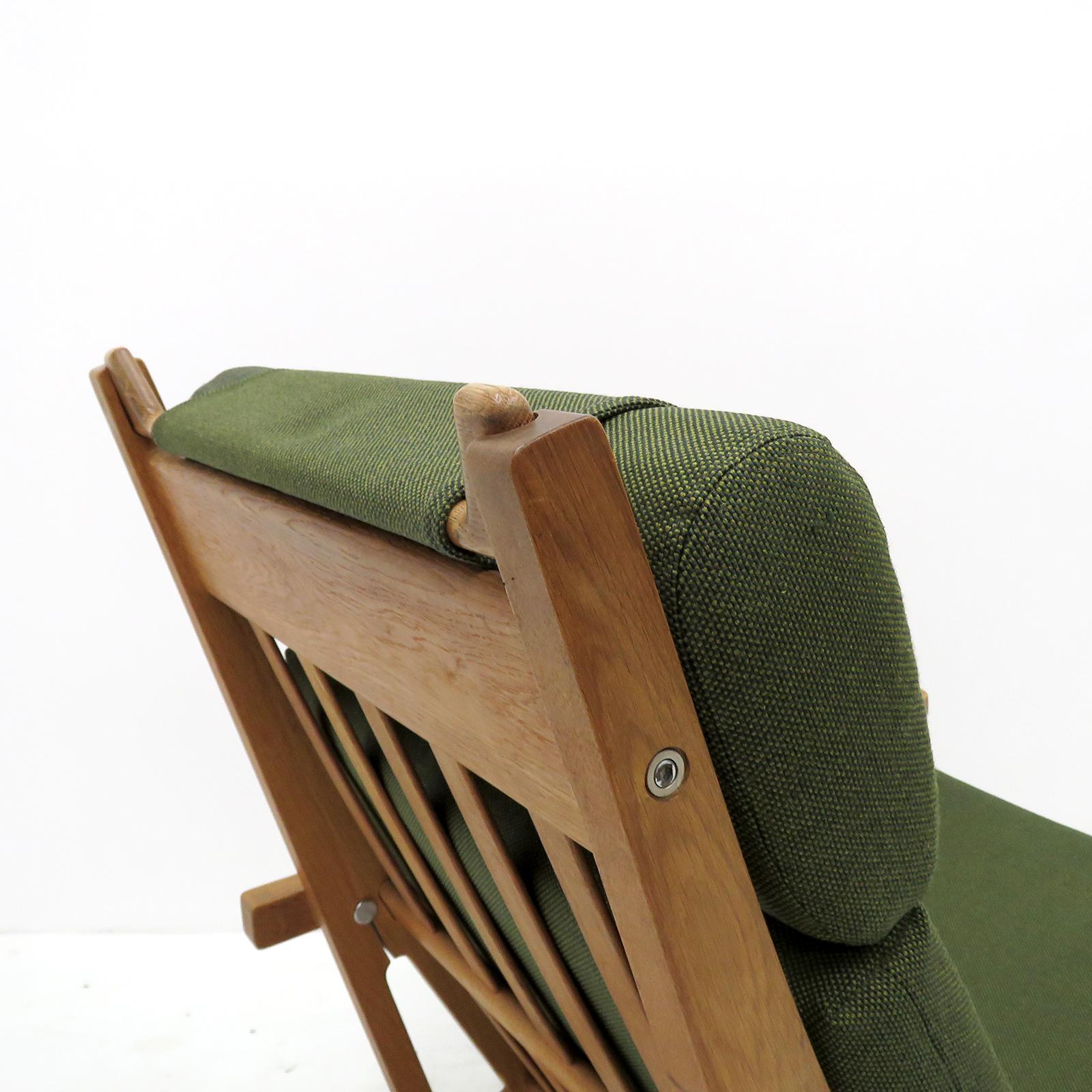Hans Wegner High Back Lounge Chair, Model GE-375, 1960 1