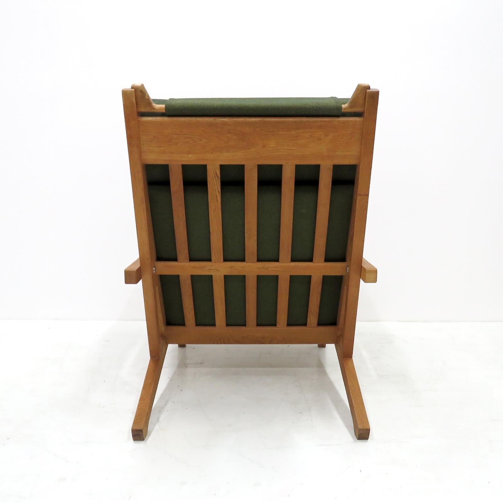 Hans Wegner High Back Lounge Chair, Model GE-375, 1960 2