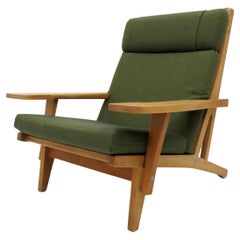 Hans Wegner High Back Lounge Chair, Model GE-375, 1960