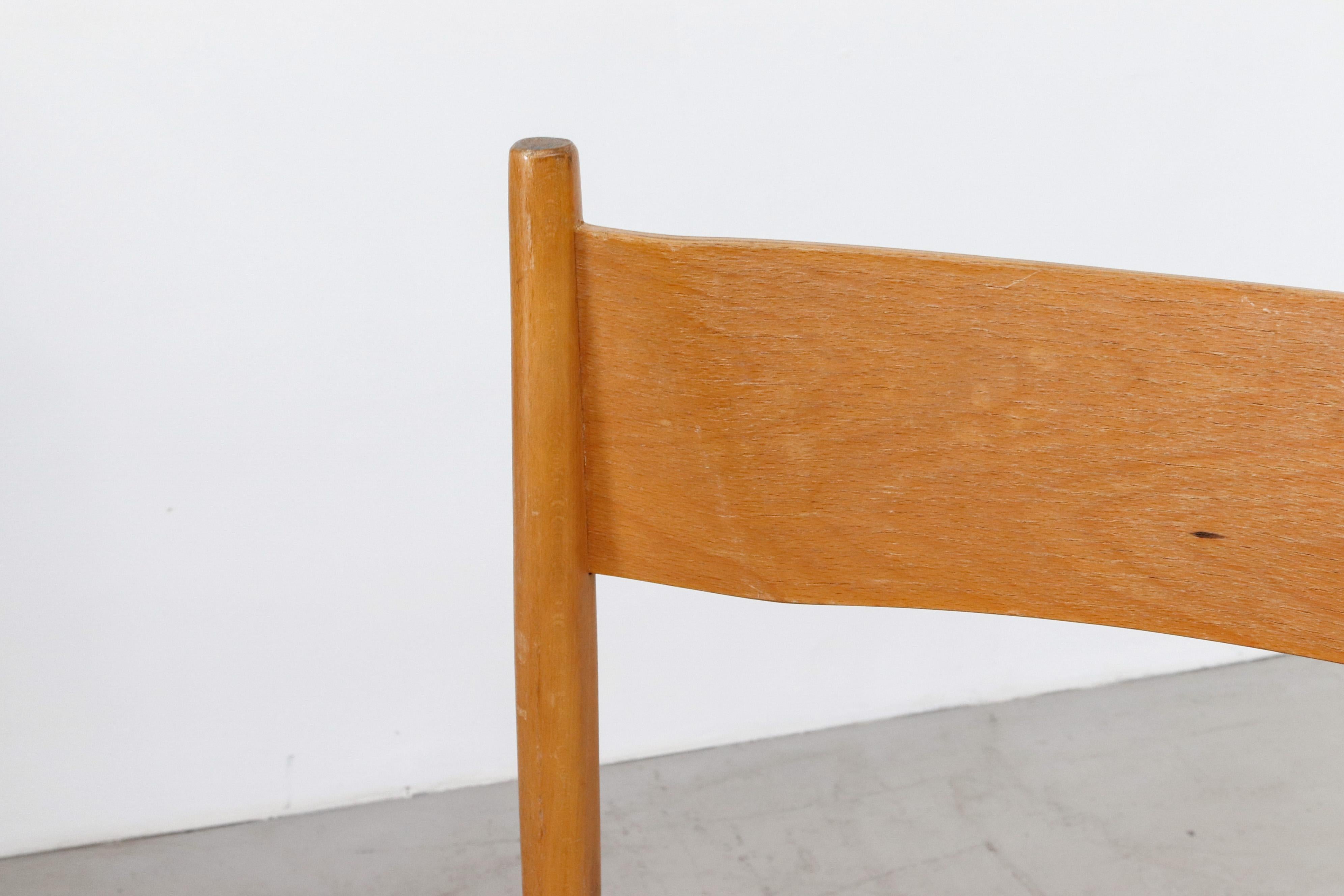 Hans Wegner Inspired Danish Blonde Dining Chairs from a Dutch Church For Sale 5
