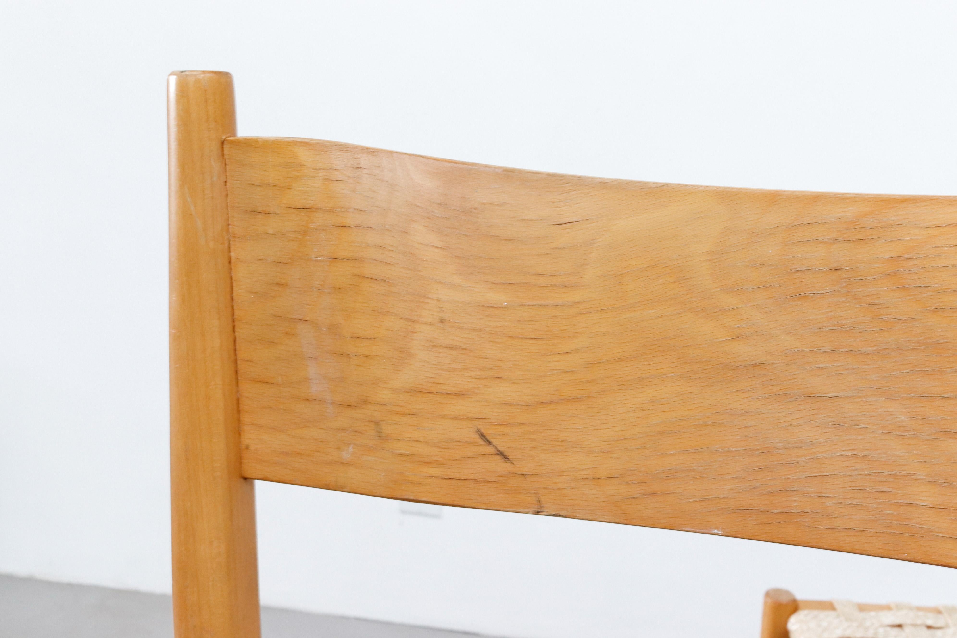 Hans Wegner Inspired Danish Blonde Dining Chairs from a Dutch Church For Sale 1