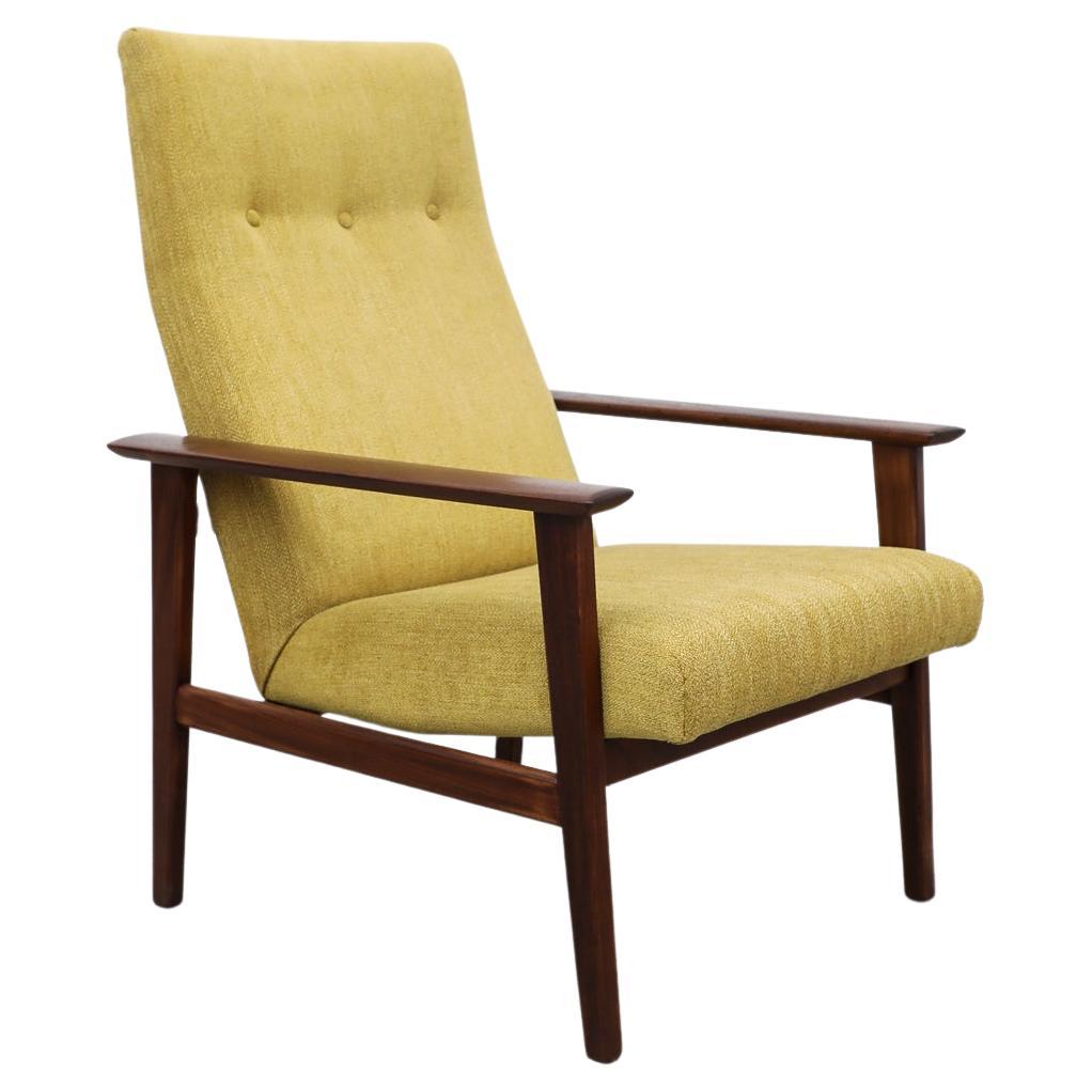 Hans Wegner Inspired Mid-Century Teak Lounge Chair