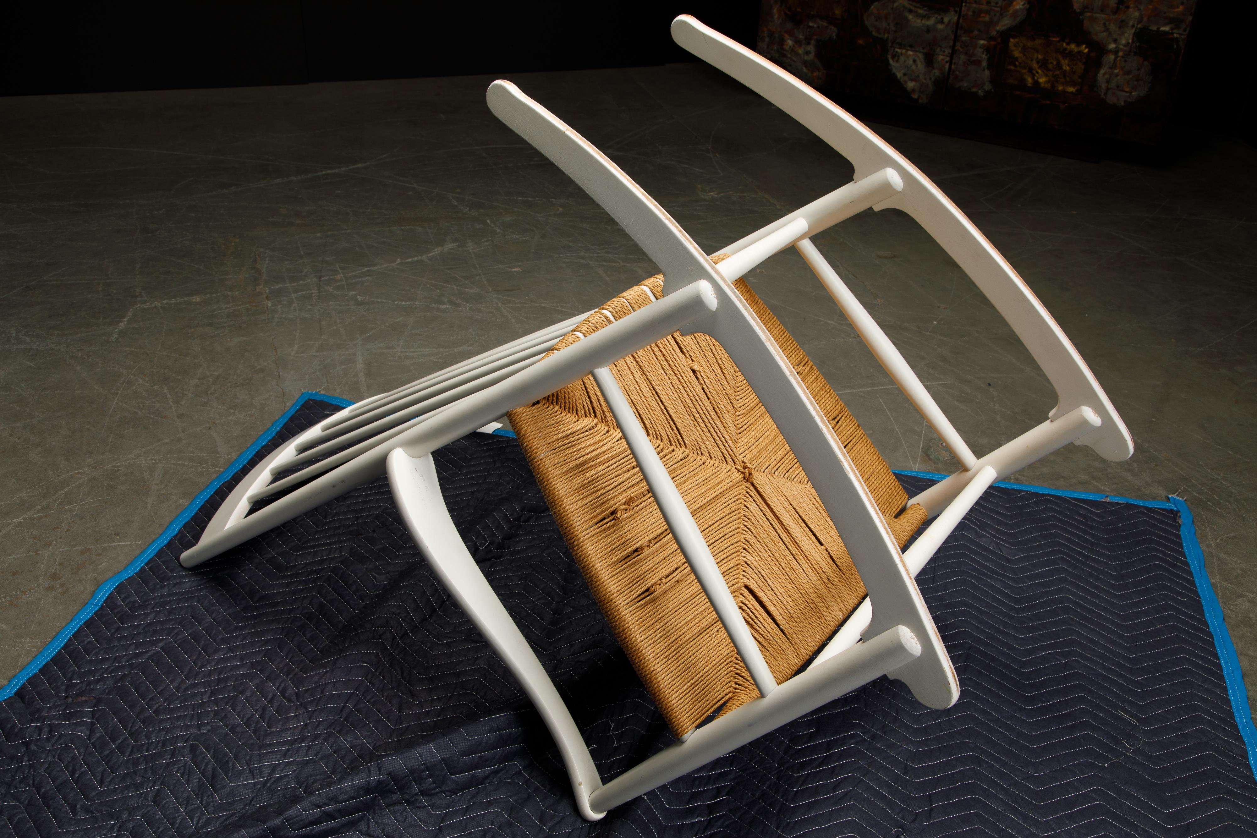 Hans Wegner 'J-16' Rocking Chair for Fredericia, Signed & Dated 12