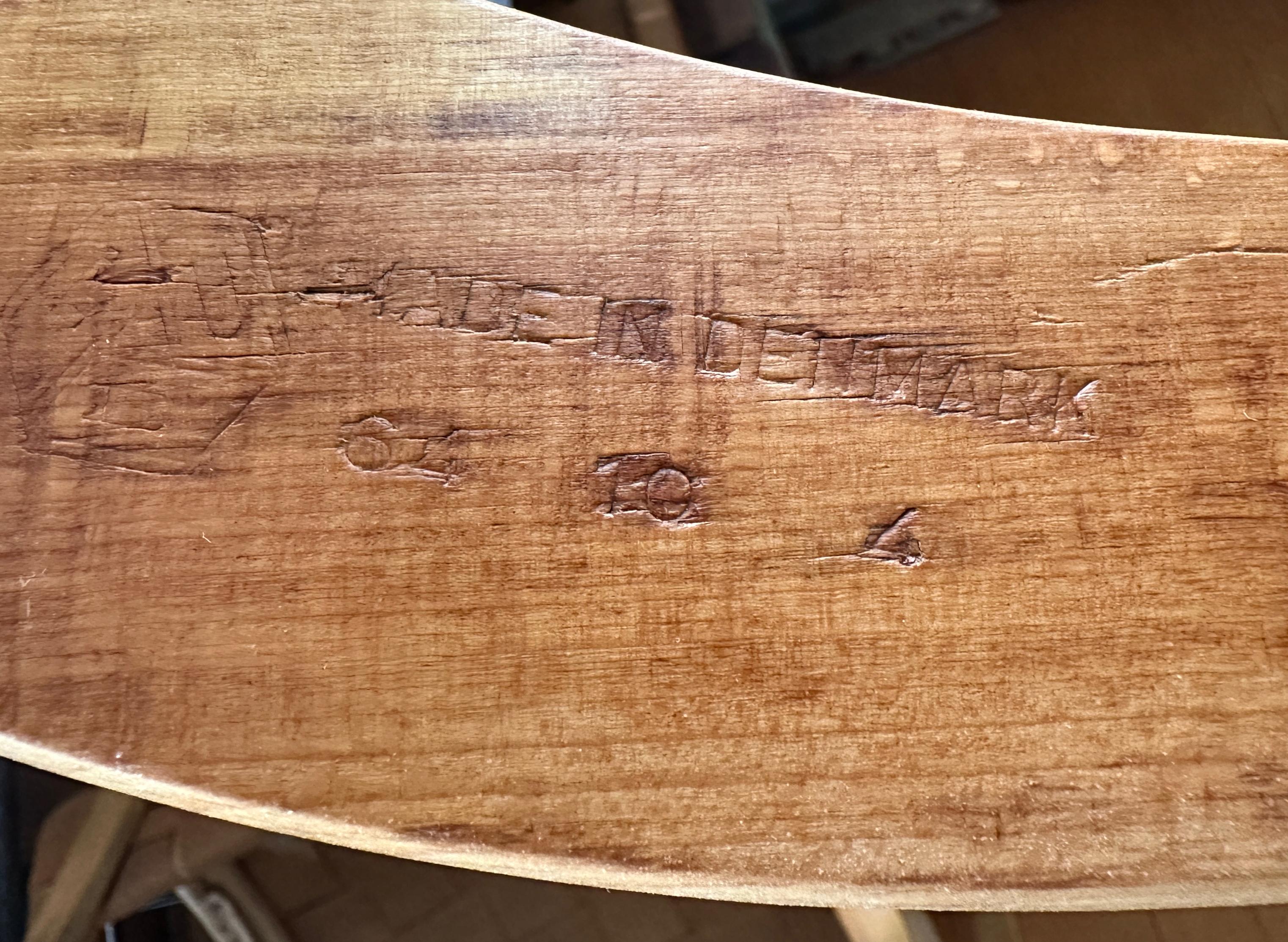 Sedia a dondolo Hans Wegner J16 Beeche, 1960 circa in vendita 4