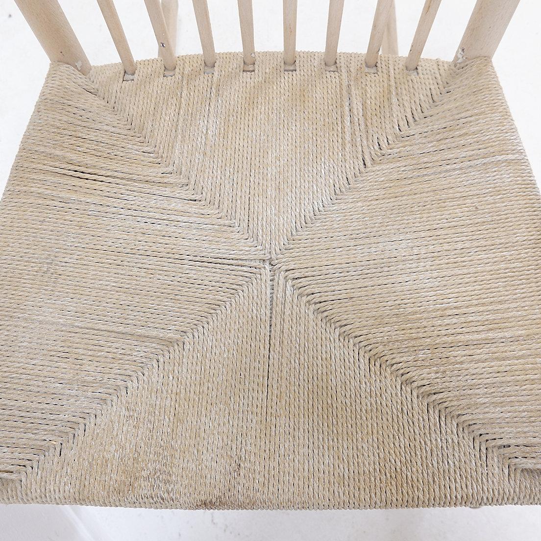 Sedia a dondolo Hans Wegner J16 di Kvist Mobler A/S, Danimarca 1970 in vendita 4