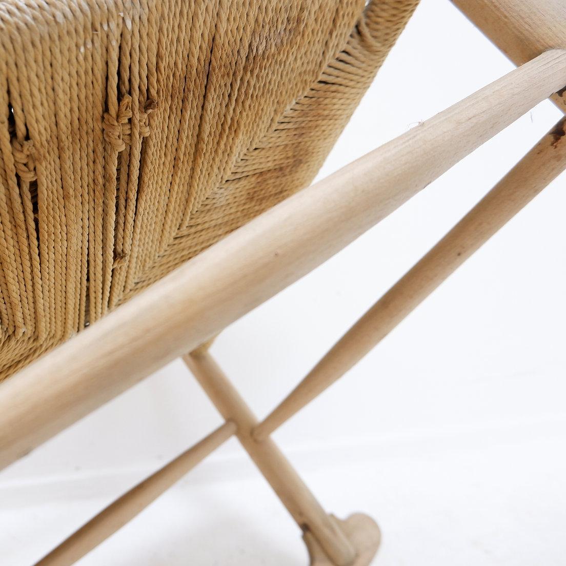 Sedia a dondolo Hans Wegner J16 di Kvist Mobler A/S, Danimarca 1970 in vendita 2