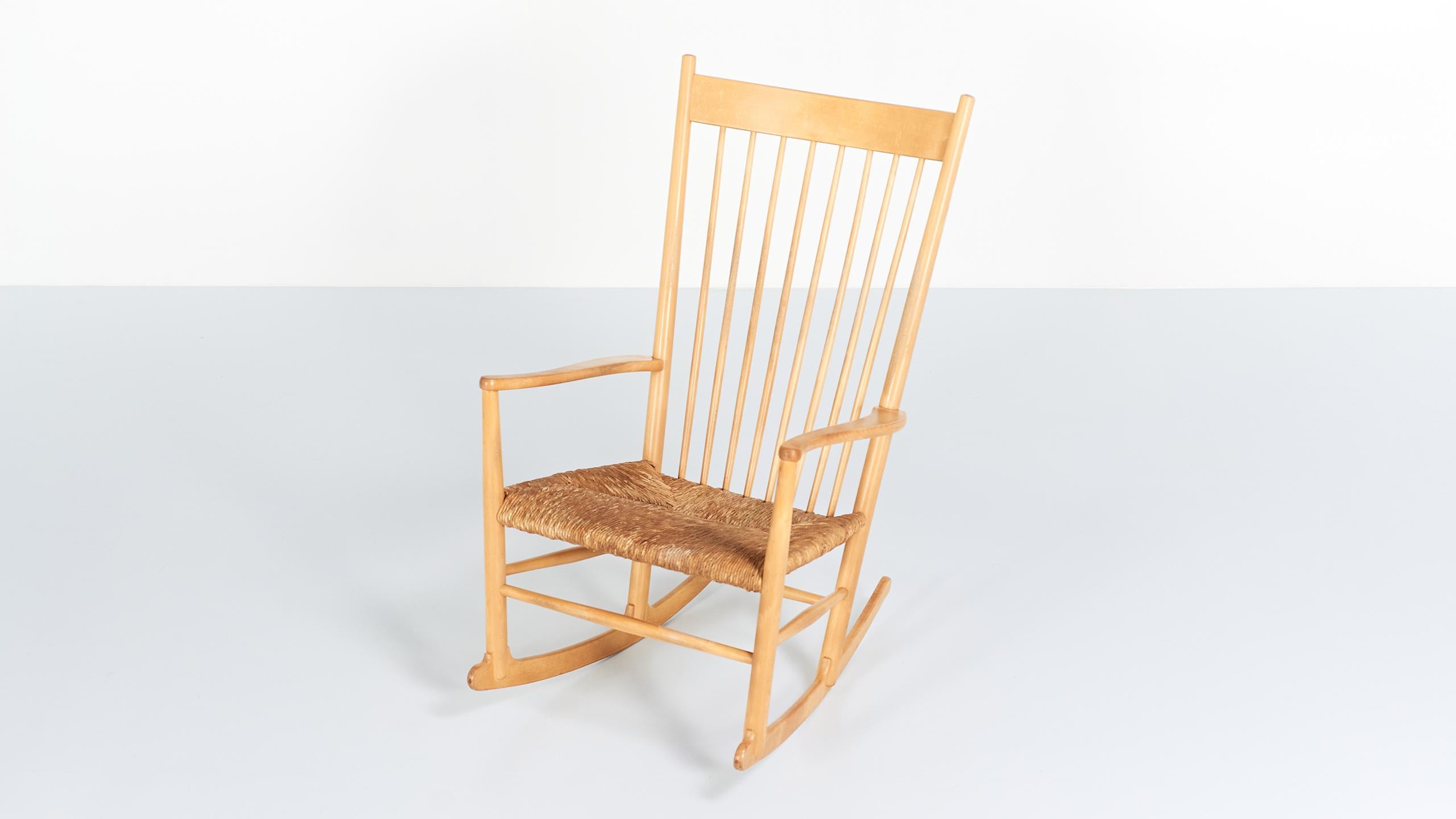 Hans Wegner, J16 Rocking Chair for FDB Møbler, circa 1950 4