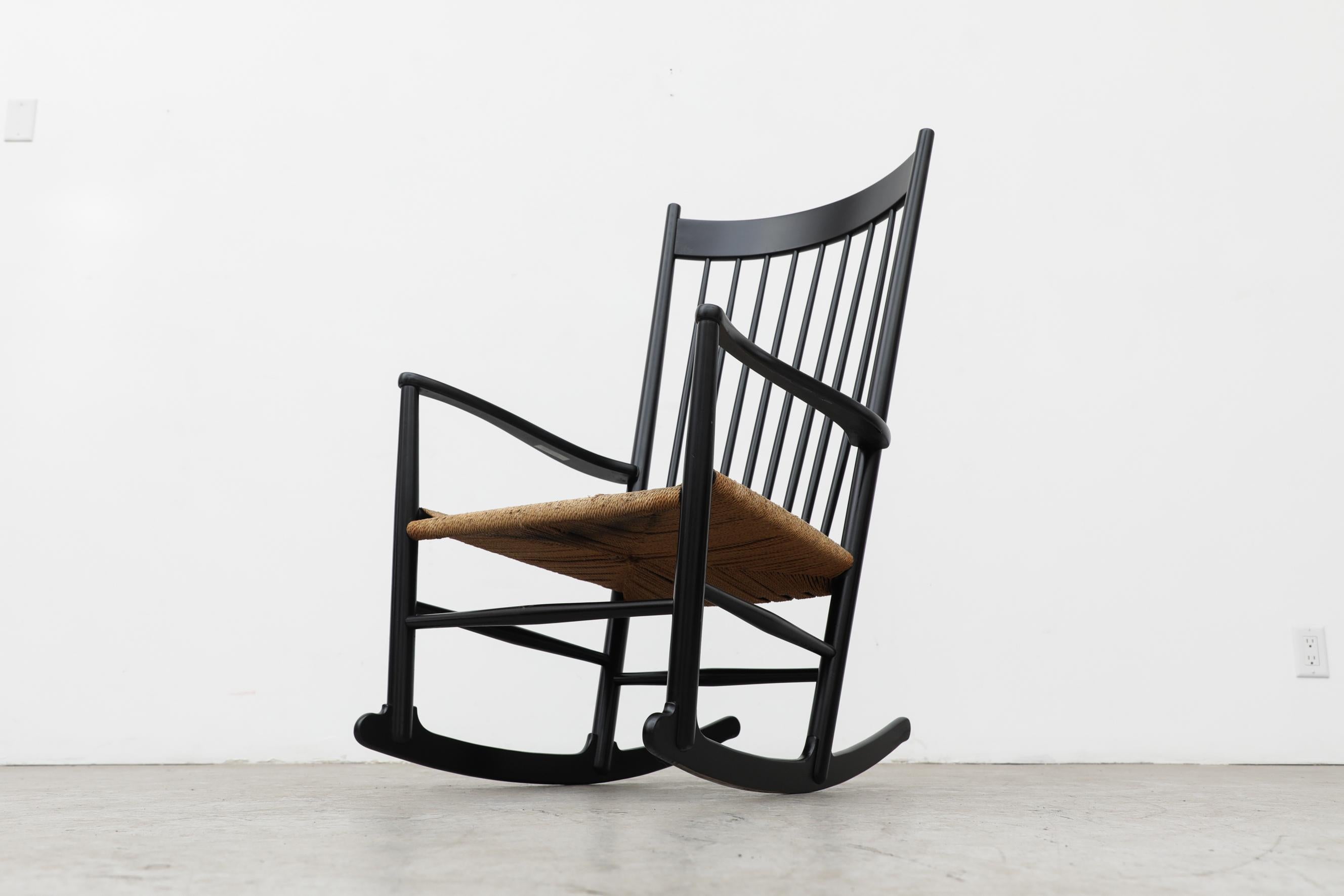 Hans Wegner J16 Rocking Chair for FDB Mobler, Denmark 1962 1