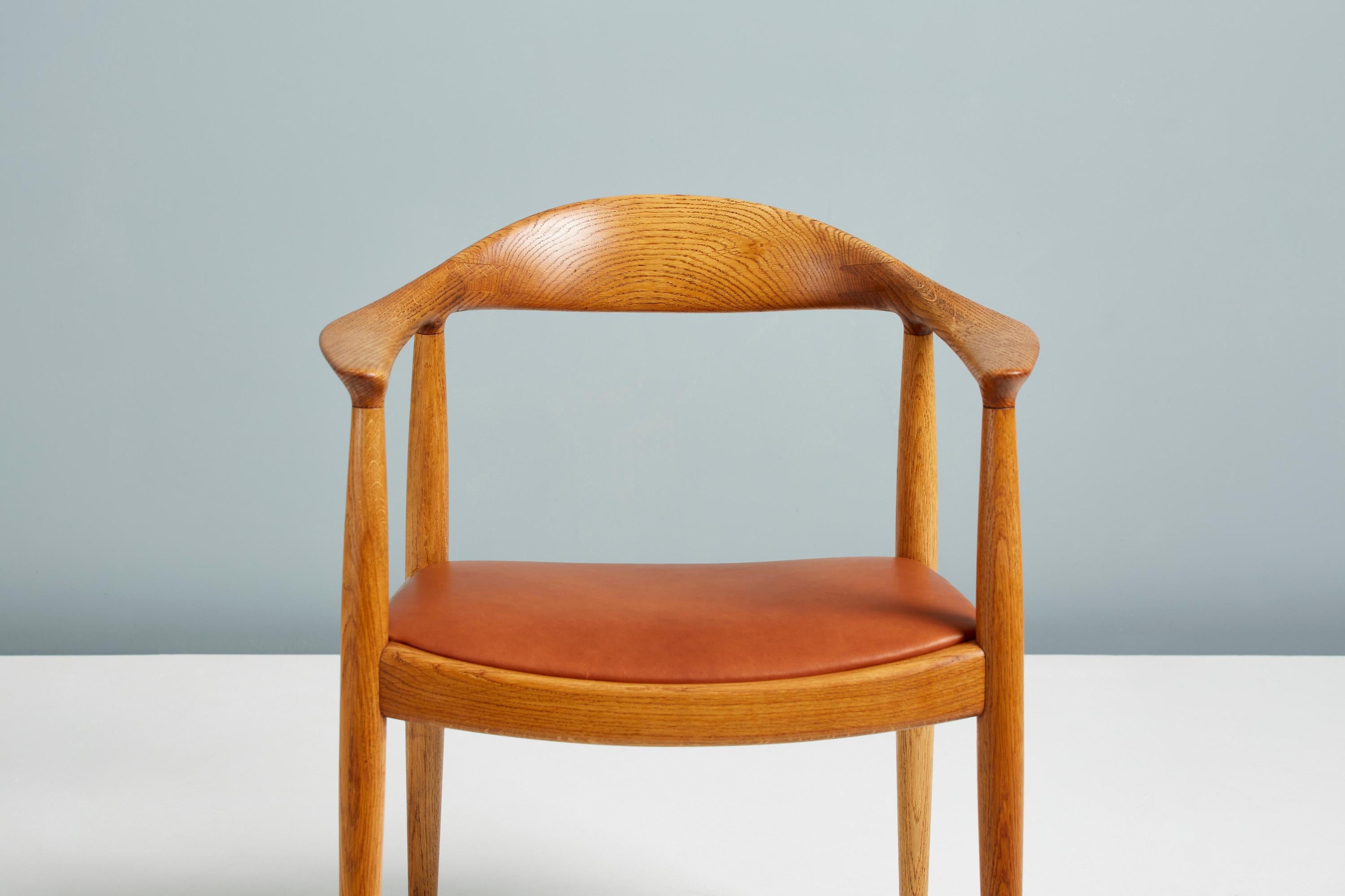 Scandinavian Modern Hans Wegner Jh-503 Chair, Oak c1950s