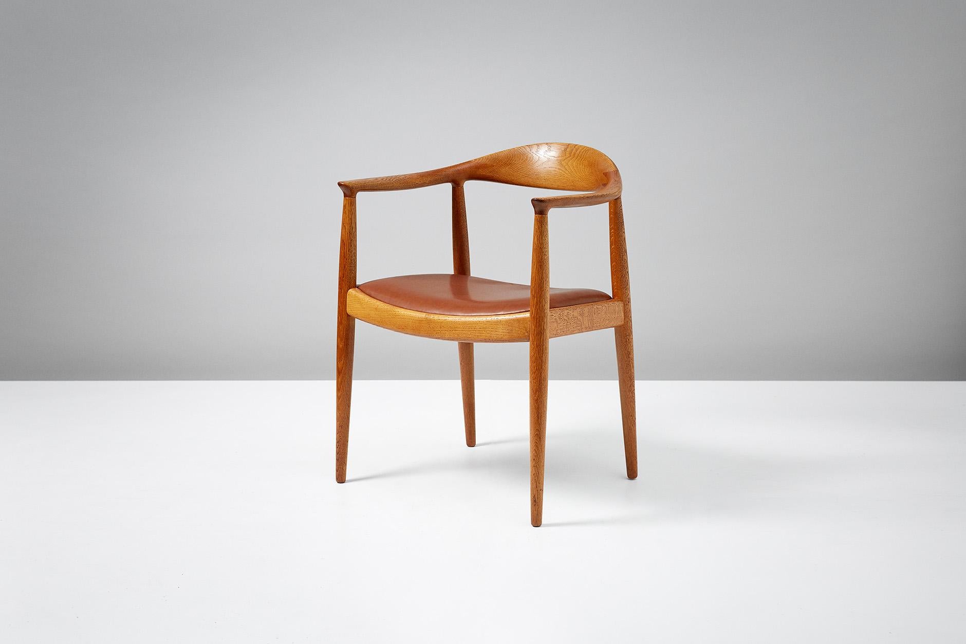 Scandinavian Modern Hans Wegner JH-503 Chair, Oak