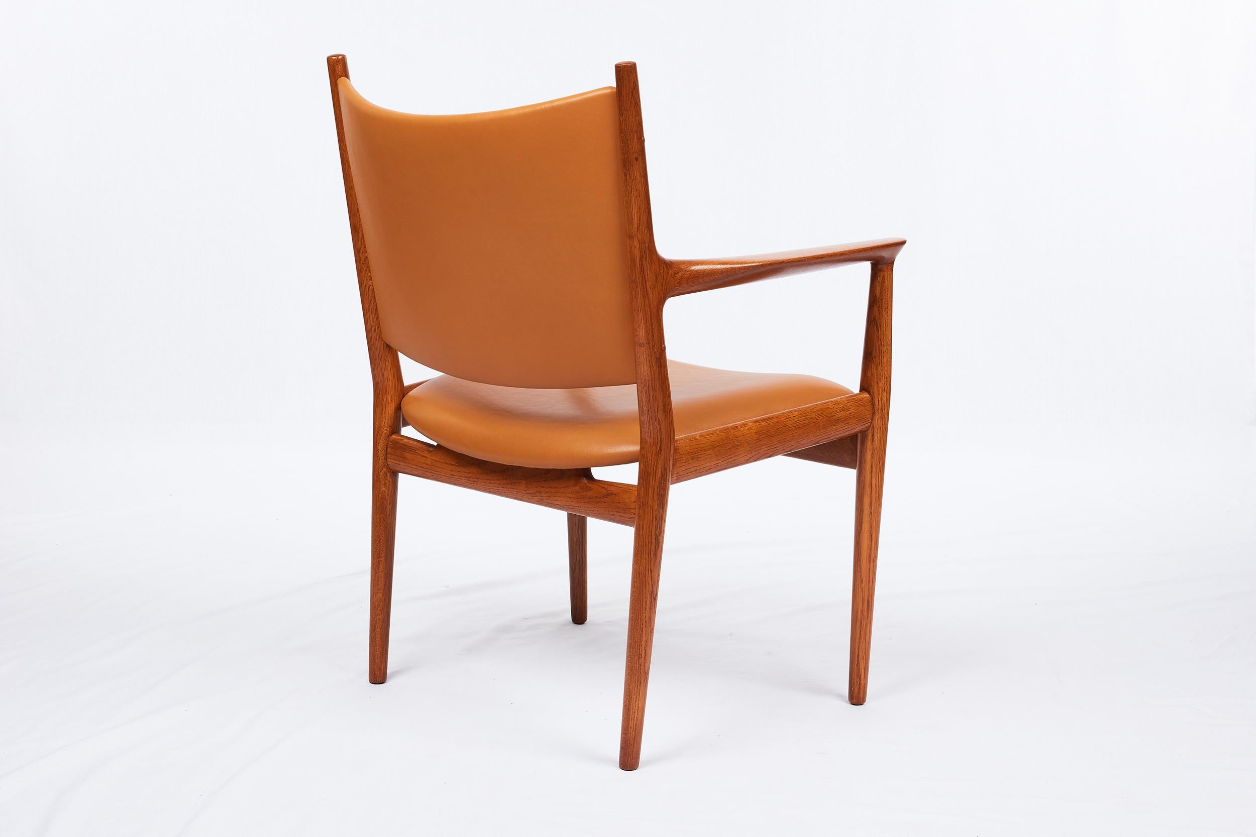 Hans Wegner JH-509 Armchair In Excellent Condition For Sale In Los Angeles, CA