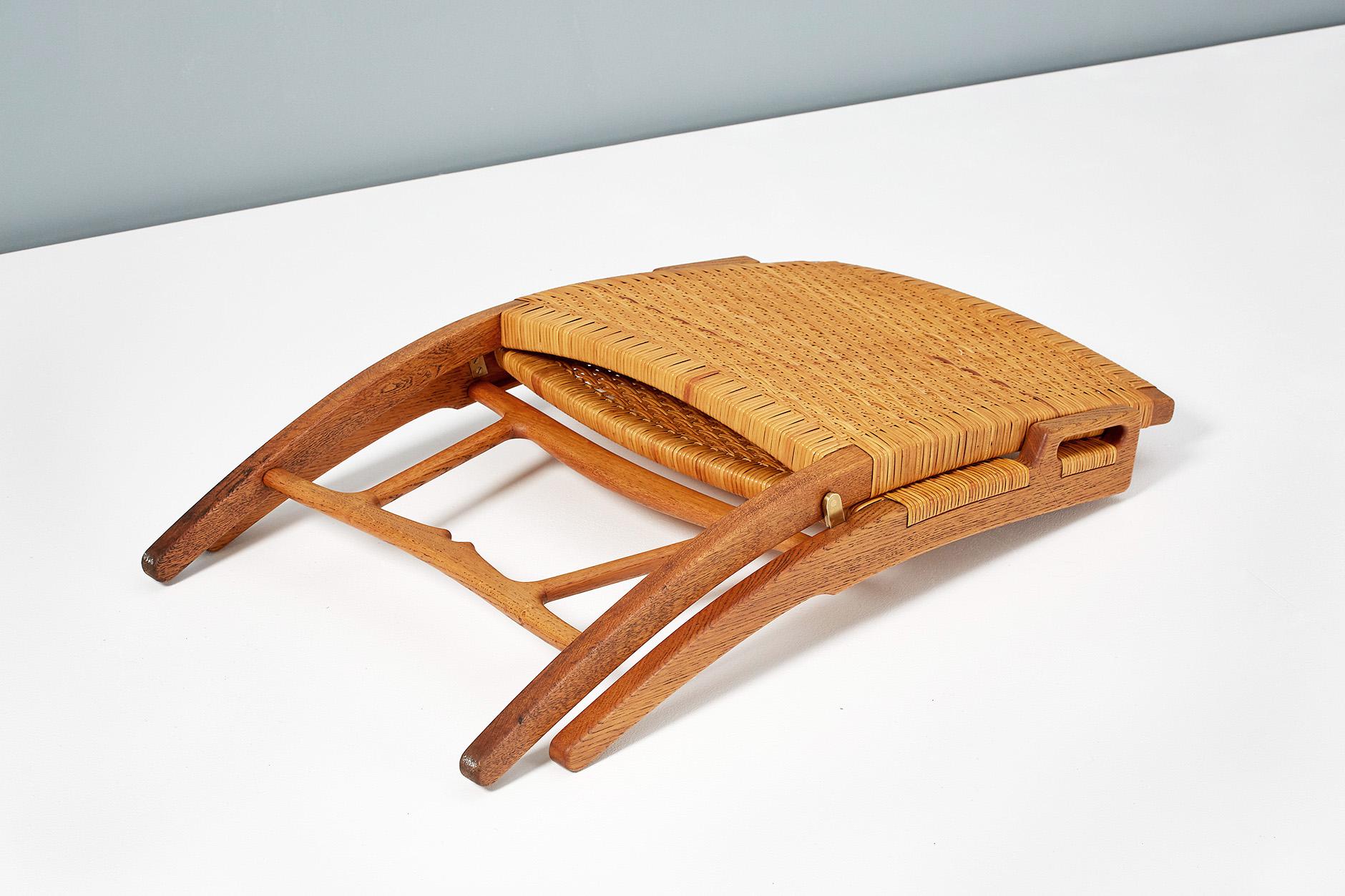 Hans Wegner JH-512 Oak Folding Chair, 1949 1