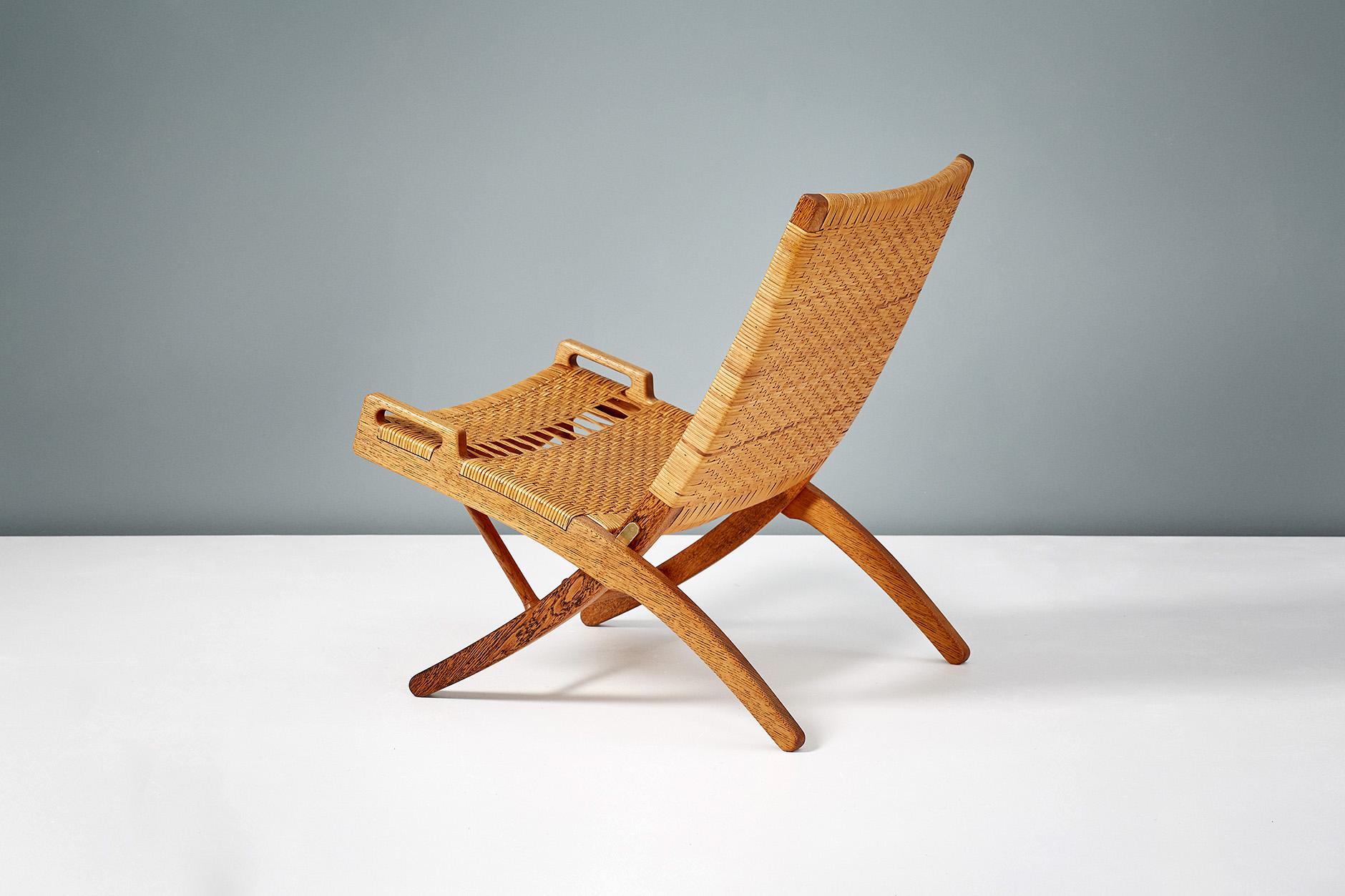 Hans Wegner JH-512 Oak Folding Chair, 1949 In Good Condition In London, GB