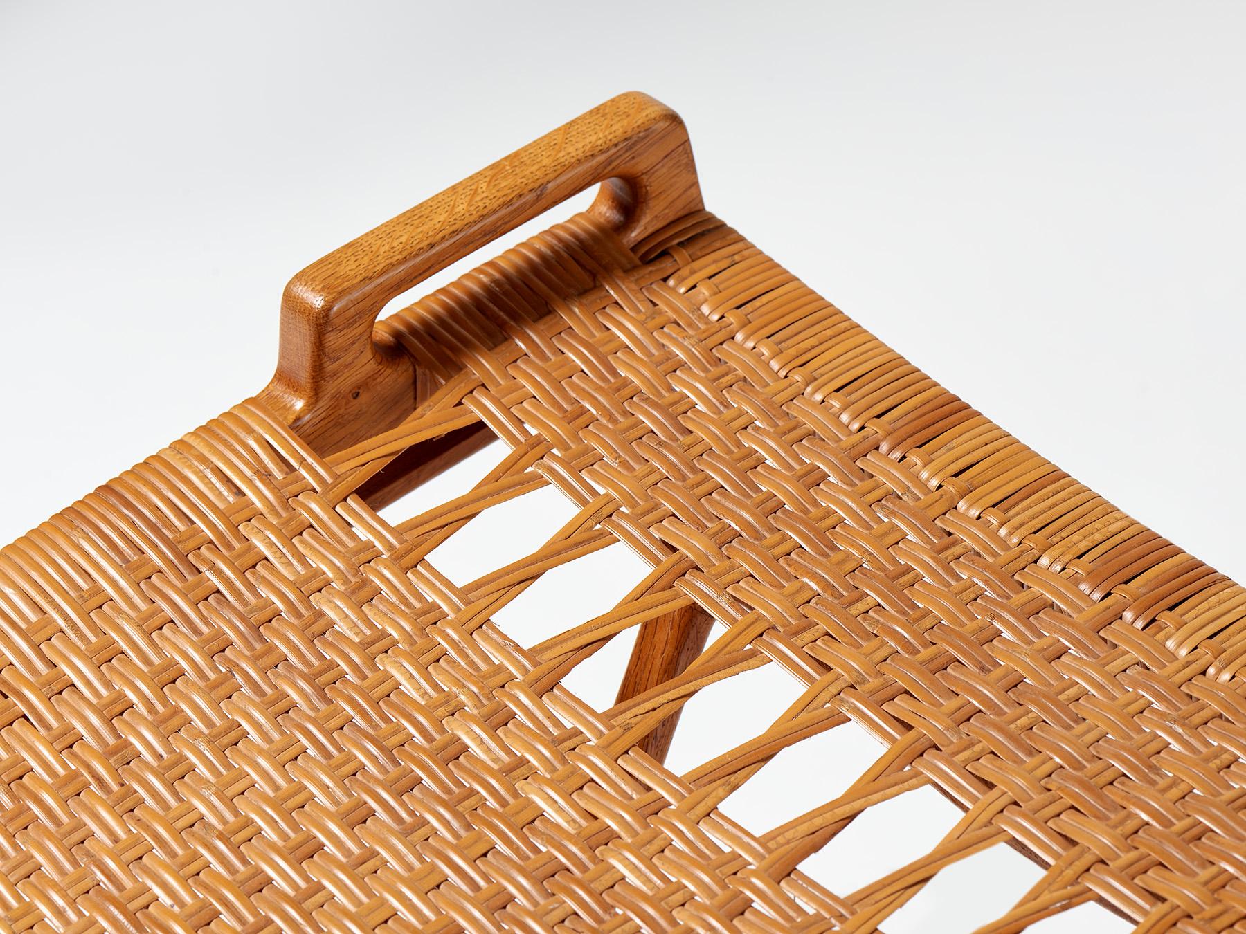 Hans Wegner JH-512 Silla plegable de roble, c. 1950 mediados del siglo XX en venta
