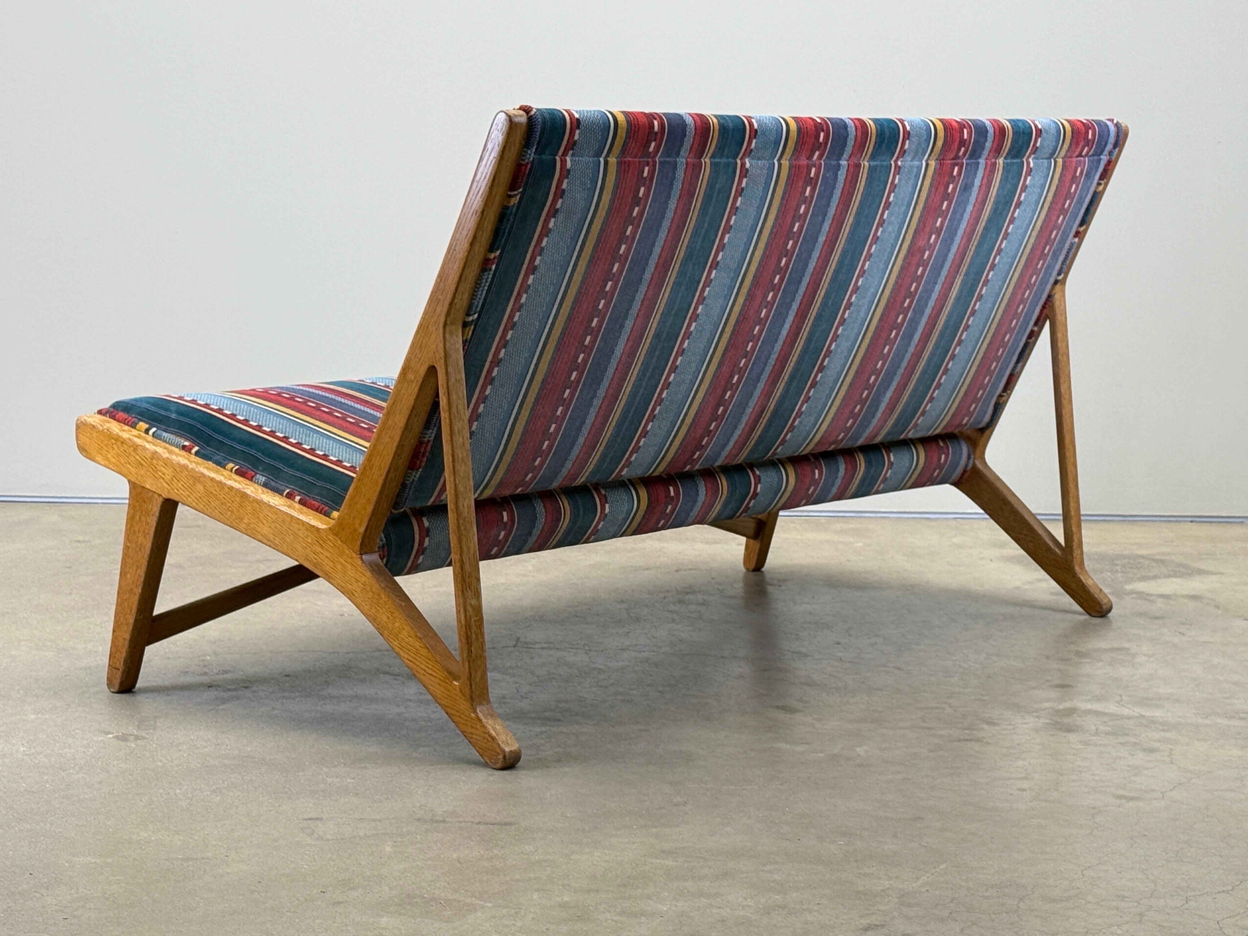 Hans Wegner JH 555 Sofa für Johannes Hansen, 1960 im Zustand „Gut“ im Angebot in Dallas, TX