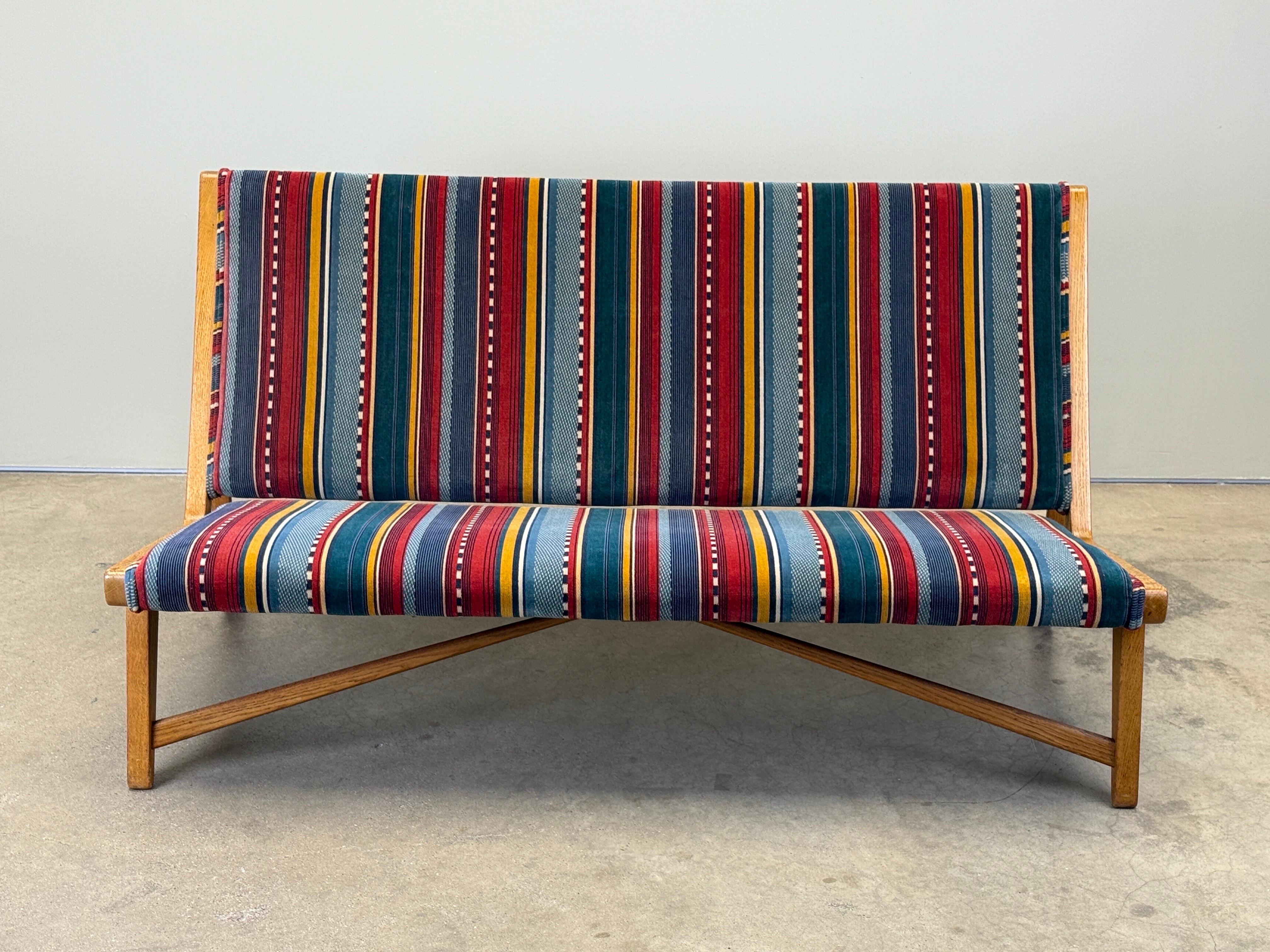 Hans Wegner JH 555 Sofa für Johannes Hansen, 1960 (Mitte des 20. Jahrhunderts) im Angebot