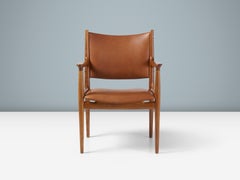 Hans Wegner JH-713 Armchair in Oak and Leather