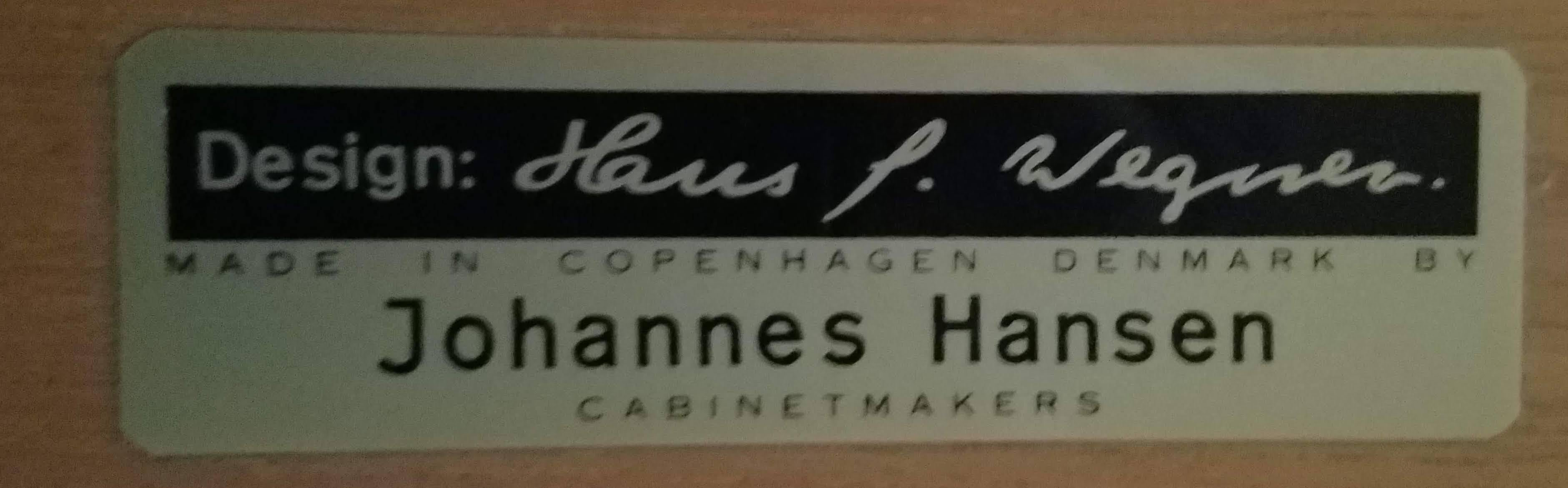 Hans Wegner JH110 Teak Desk Johannes Hansen, Denmark, 1960s 2