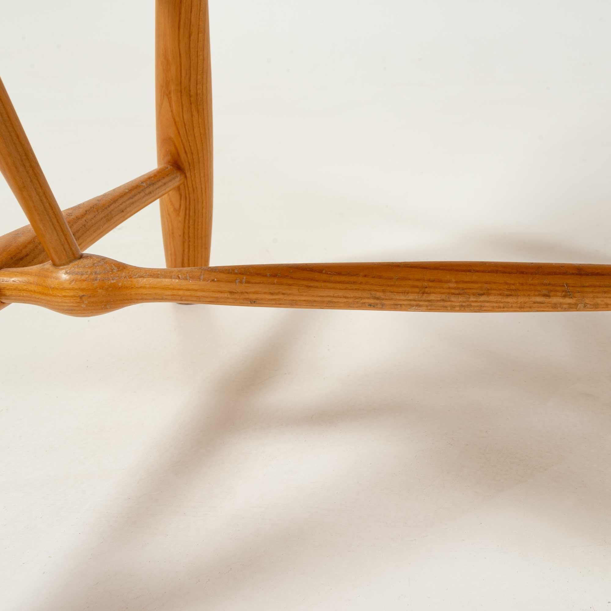 Hans Wegner JH50 “Peacock Chair” in Oak and Teak For Sale 4
