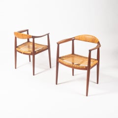 Hans Wegner JH501 "Der Stuhl" in Teak & Rohr