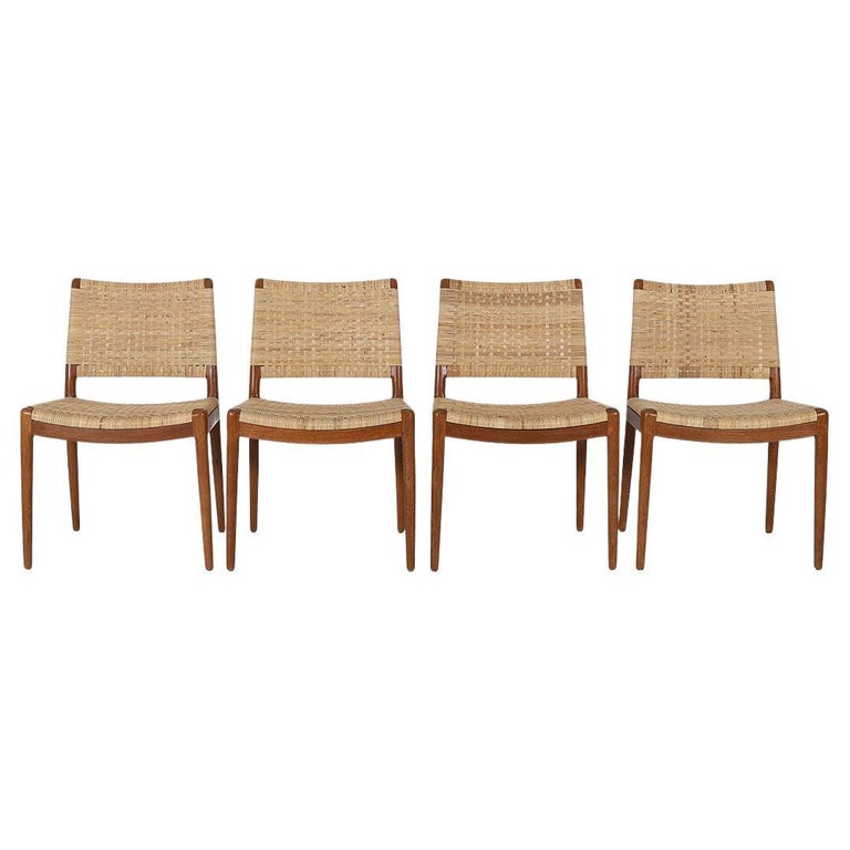 Hans Wegner for Johannes Hansen Model JH504 Dining Chairs, 1950s, offered by Danish Teak Classics