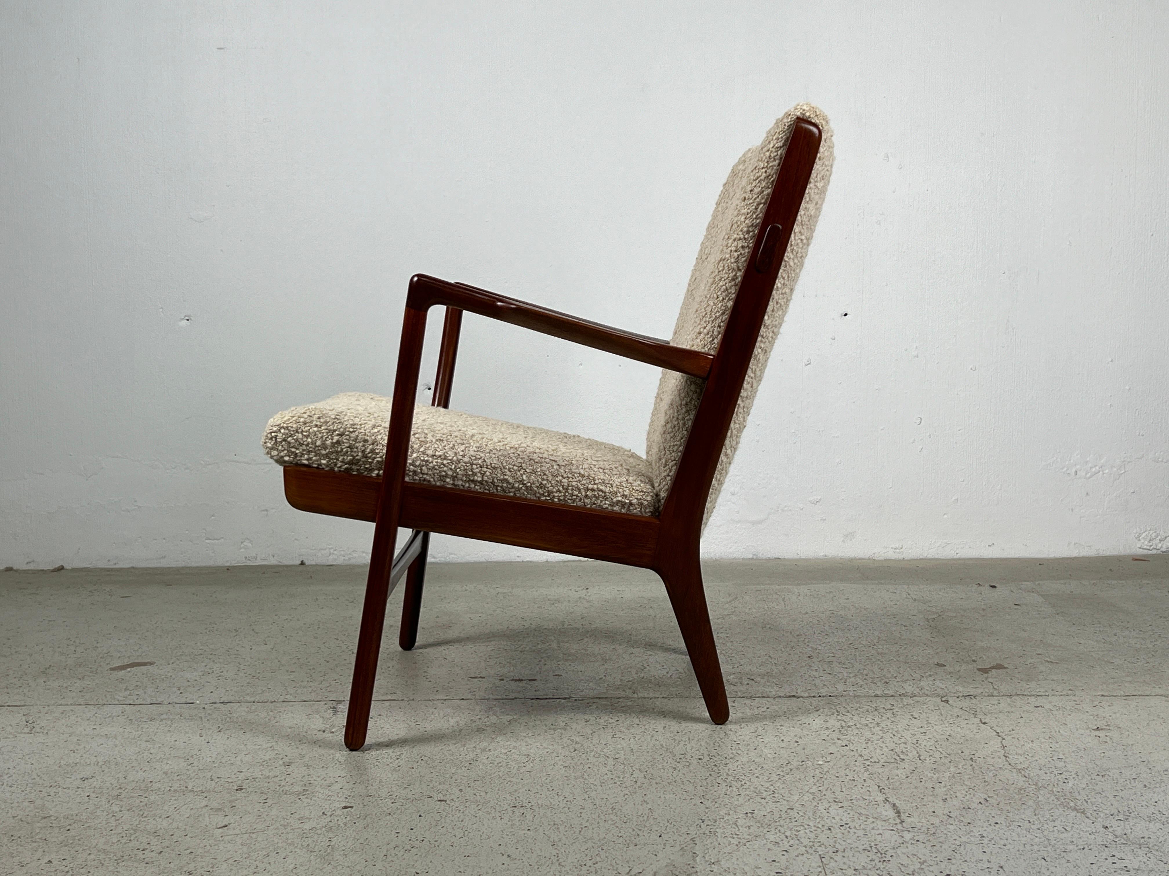Teak Hans Wegner Lounge Chair AP-16 by AP-Stolen  For Sale