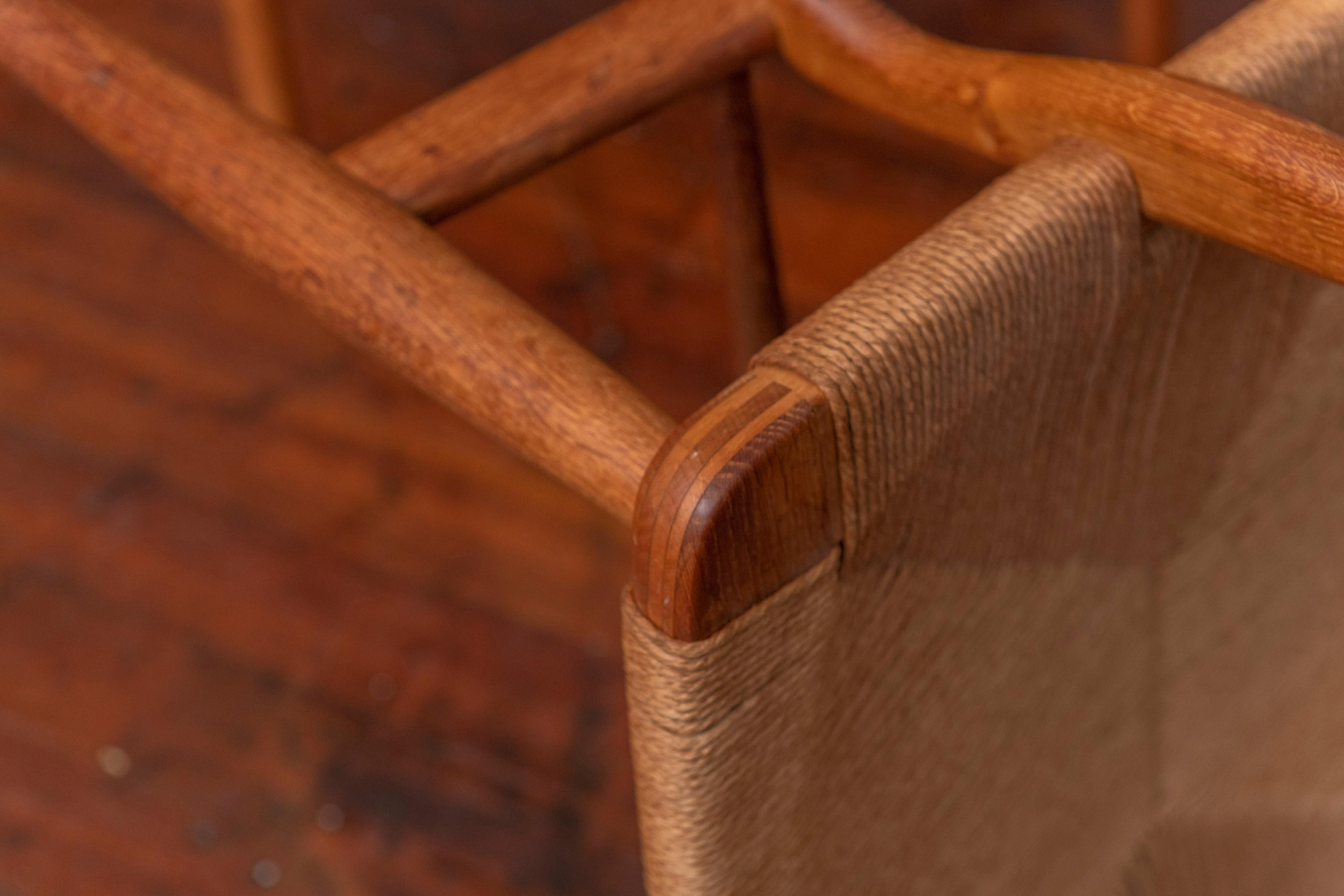 Hans Wegner Lounge Chairs for Carl Hanson & Son Model CH-22 3
