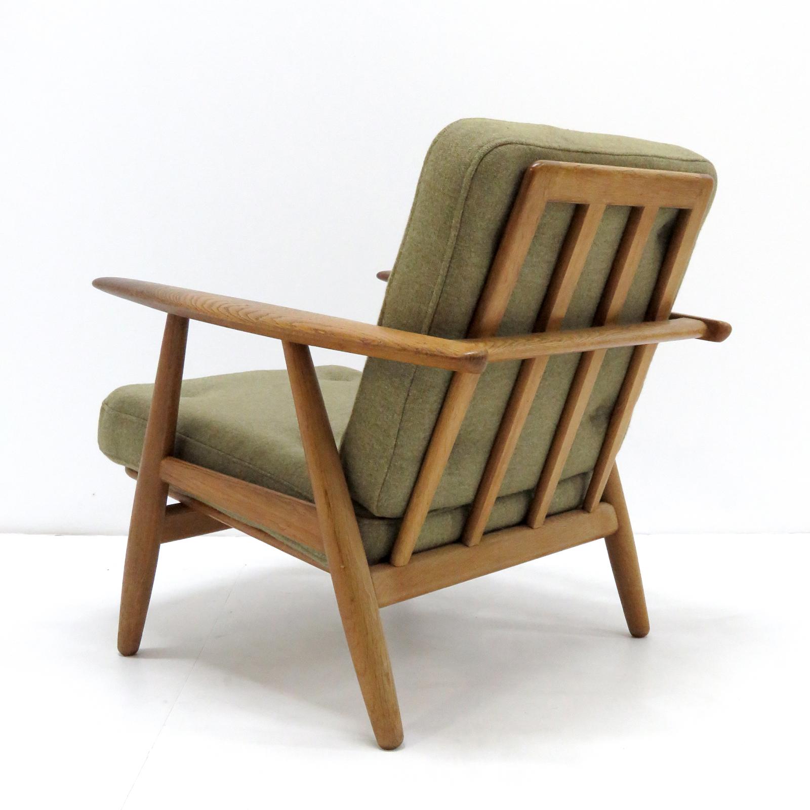 Danish Hans Wegner Lounge Chairs, Model GE-240