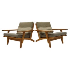 Hans Wegner Lounge Chairs, Model GE-370, 1970