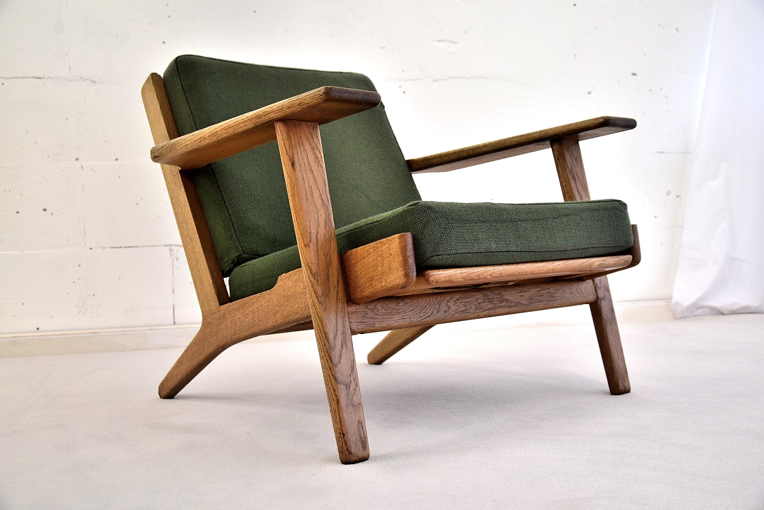 Danish Hans Wegner Mid Century Oak Arm Chair
