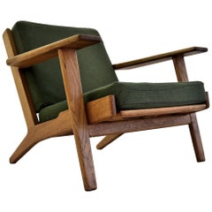 Hans Wegner Mid Century Oak Arm Chair Hans Wegner Mid Century Oak Arm Chair