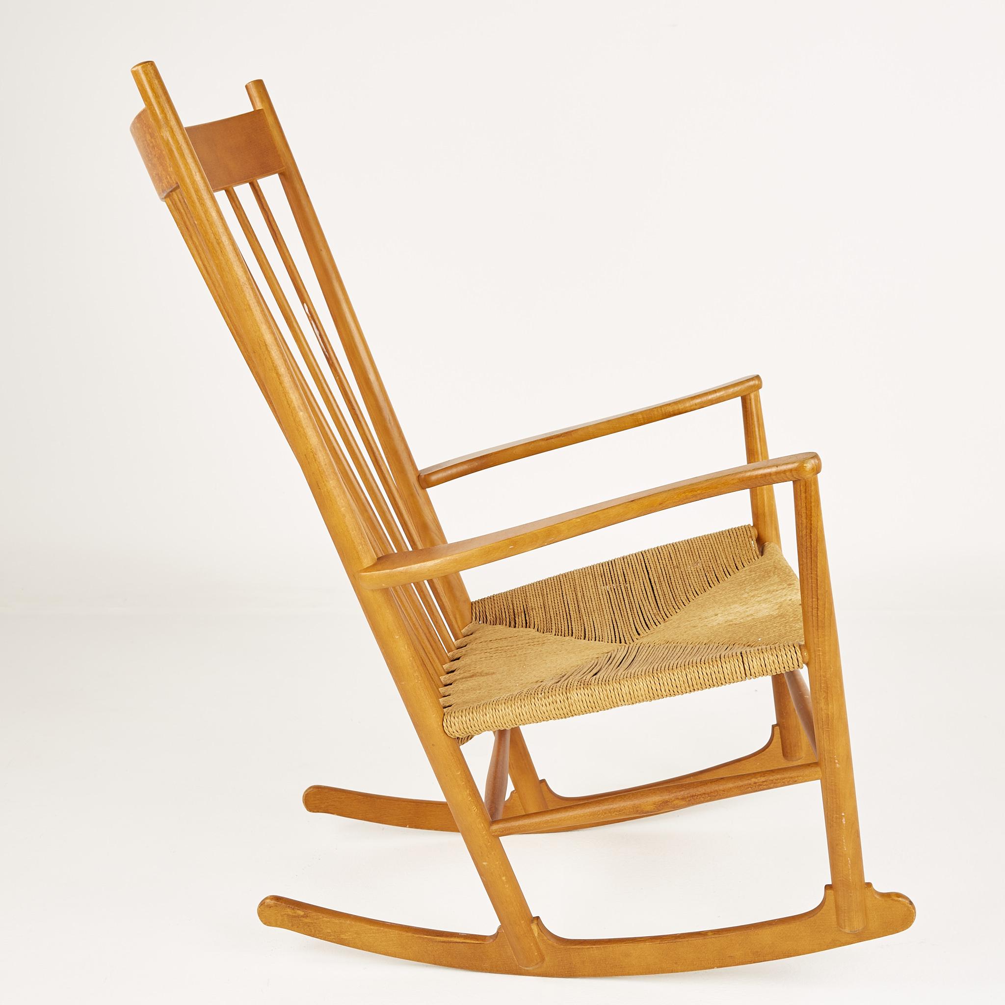 Mid-Century Modern Hans Wegner Mid Century Rocking Chair
