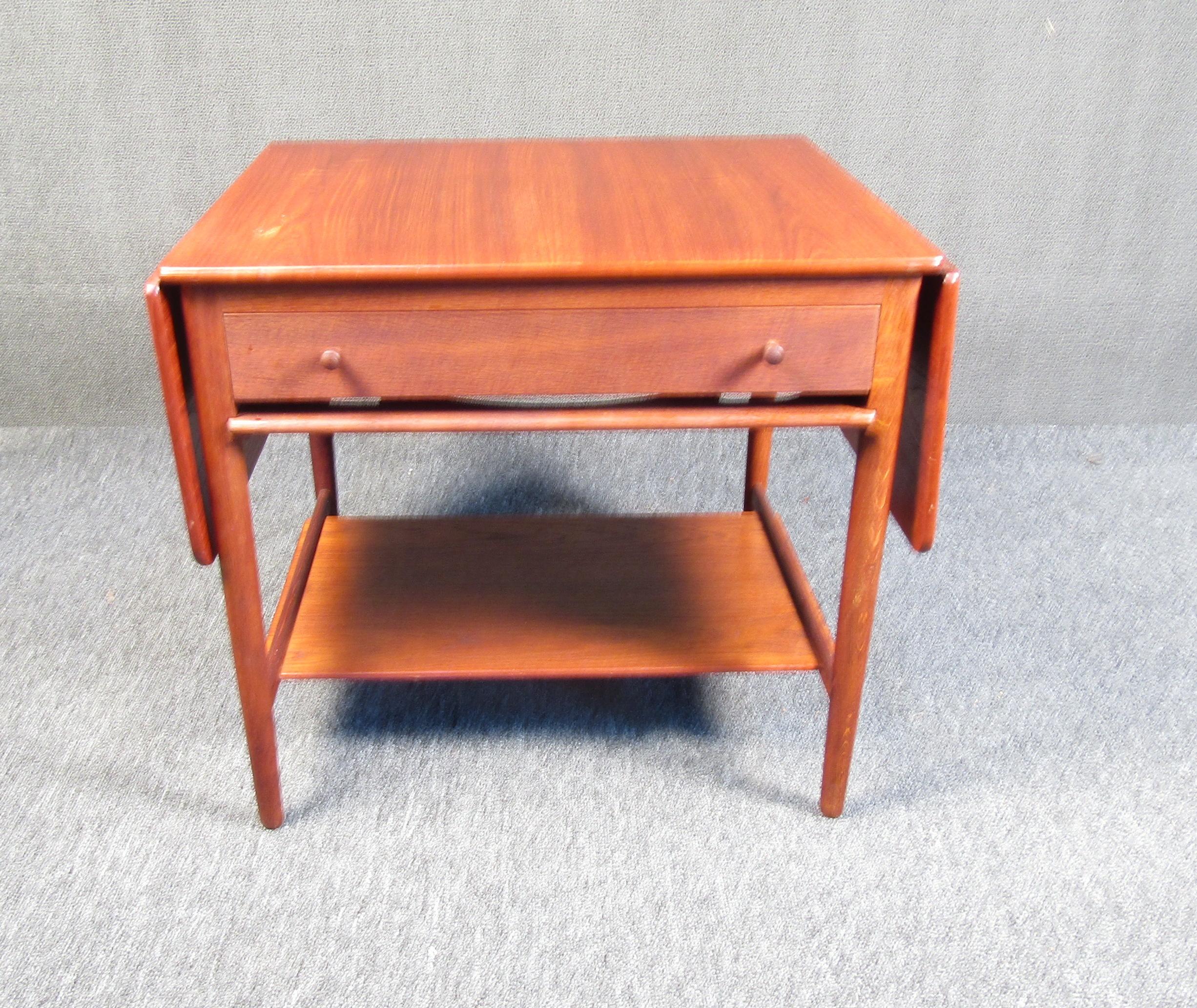 Hans Wegner Midcentury Rosewood Sewing Table 1