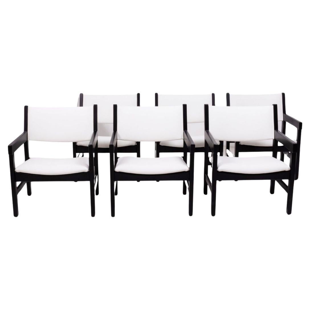 Hans Wegner Midcentury Armchairs for GETAMA, Set of Four
