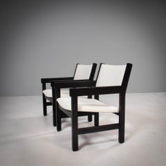 Hans Wegner Midcentury Armchairs for GETAMA, Set of Two