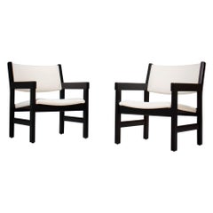 Vintage Hans Wegner Midcentury Armchairs for GETAMA, Set of Two