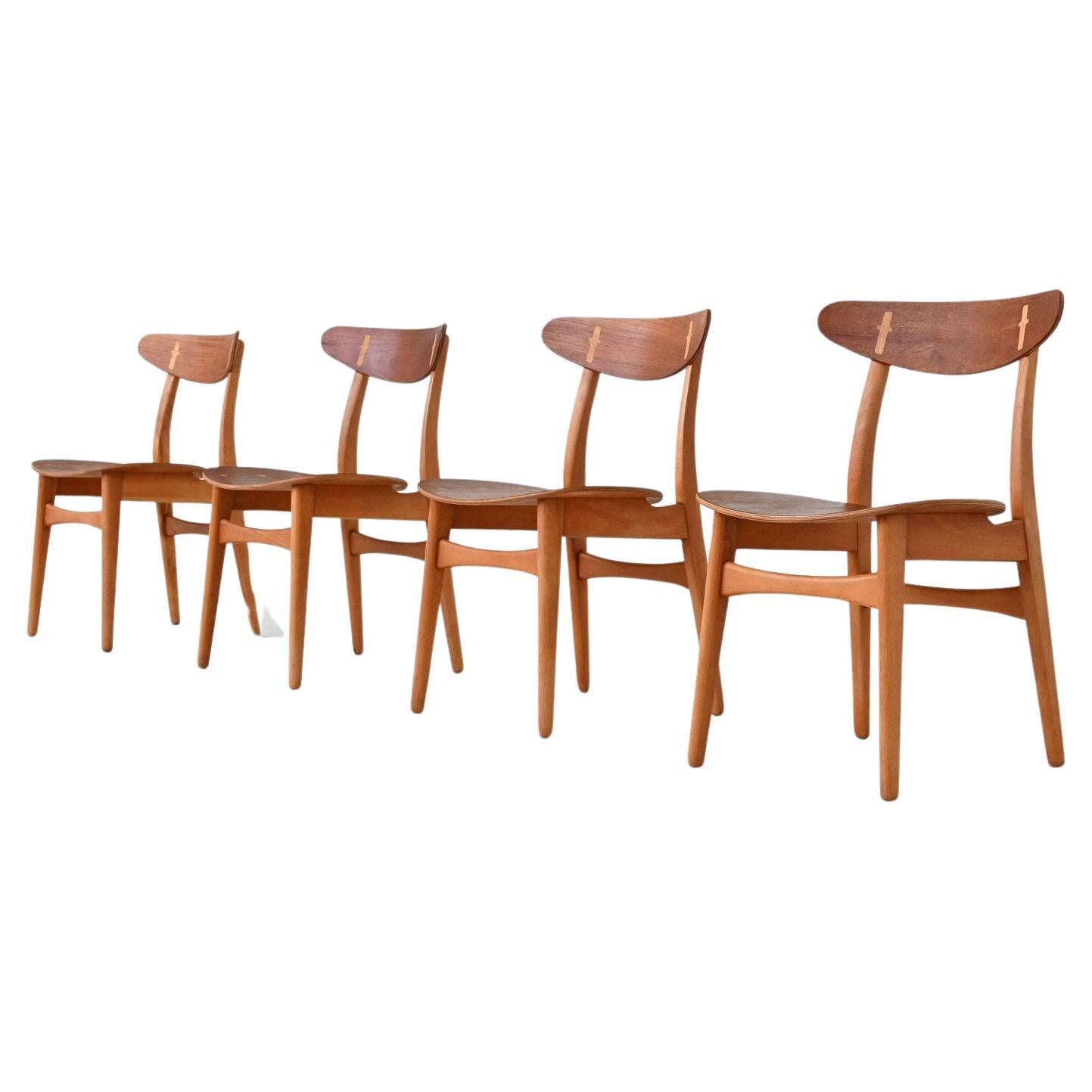 Sillas de comedor Hans Wegner modelo CH30 Carl Hansen Dinamarca 1952 en ...