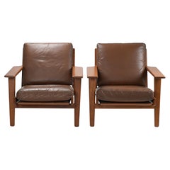 Hans Wegner Model GE-290 Easy Chairs