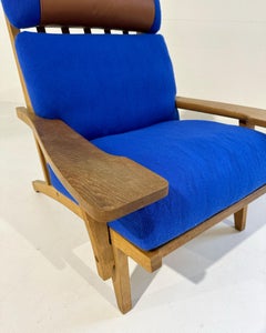 Hans Wegner Model GE 375 Paddle Chair in Saved NY Cashmere