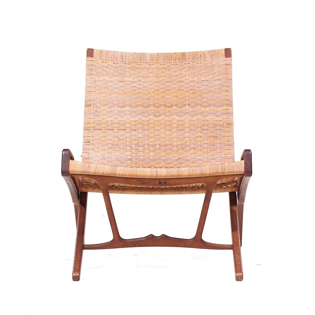 Hans Wegner, Modell JH 512, klappbarer Loungesessel aus Eiche, Mitte des Jahrhunderts

Dieser Loungesessel misst: 28 breit x 24,25 tief x 30,25 hoch, mit einer Sitzhöhe von 12 und Armhöhe/Stuhlabstand 17,25 Zoll

Alle Möbelstücke sind in einem so