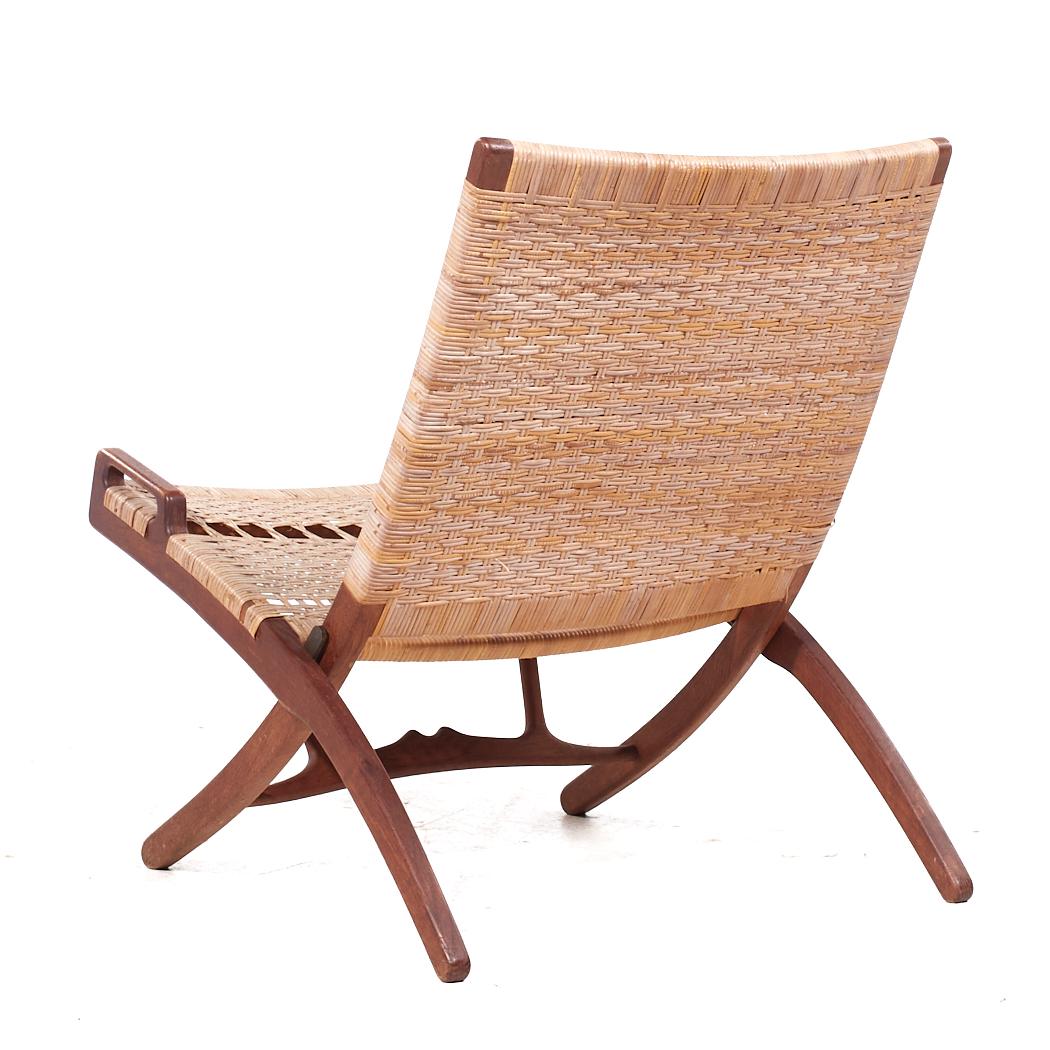 Hans Wegner, Modell JH 512, klappbarer Loungesessel aus Eiche, Mitte des Jahrhunderts (Ende des 20. Jahrhunderts) im Angebot