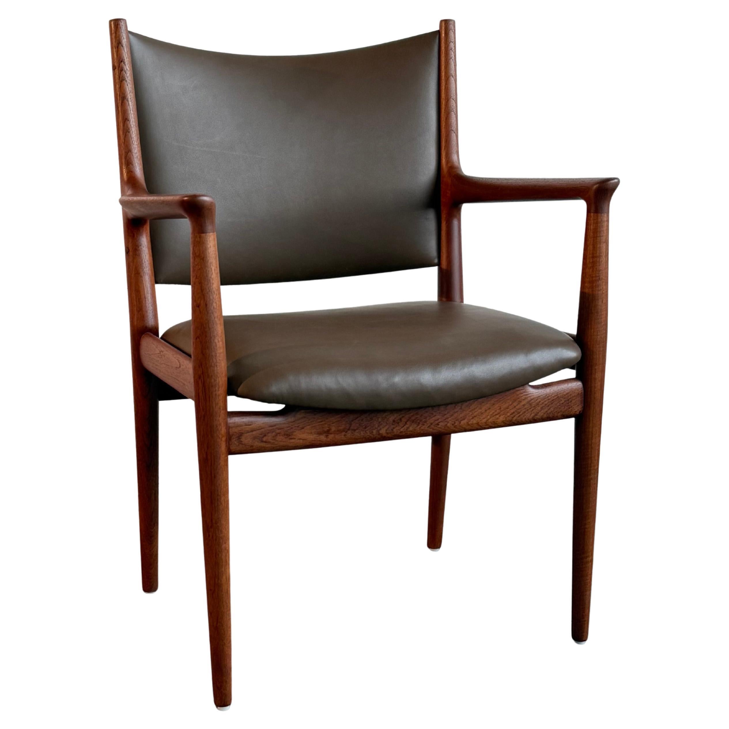 Hans Wegner Model JH-713 Teak Armchair For Johannes Hansen / Knoll Assoc.