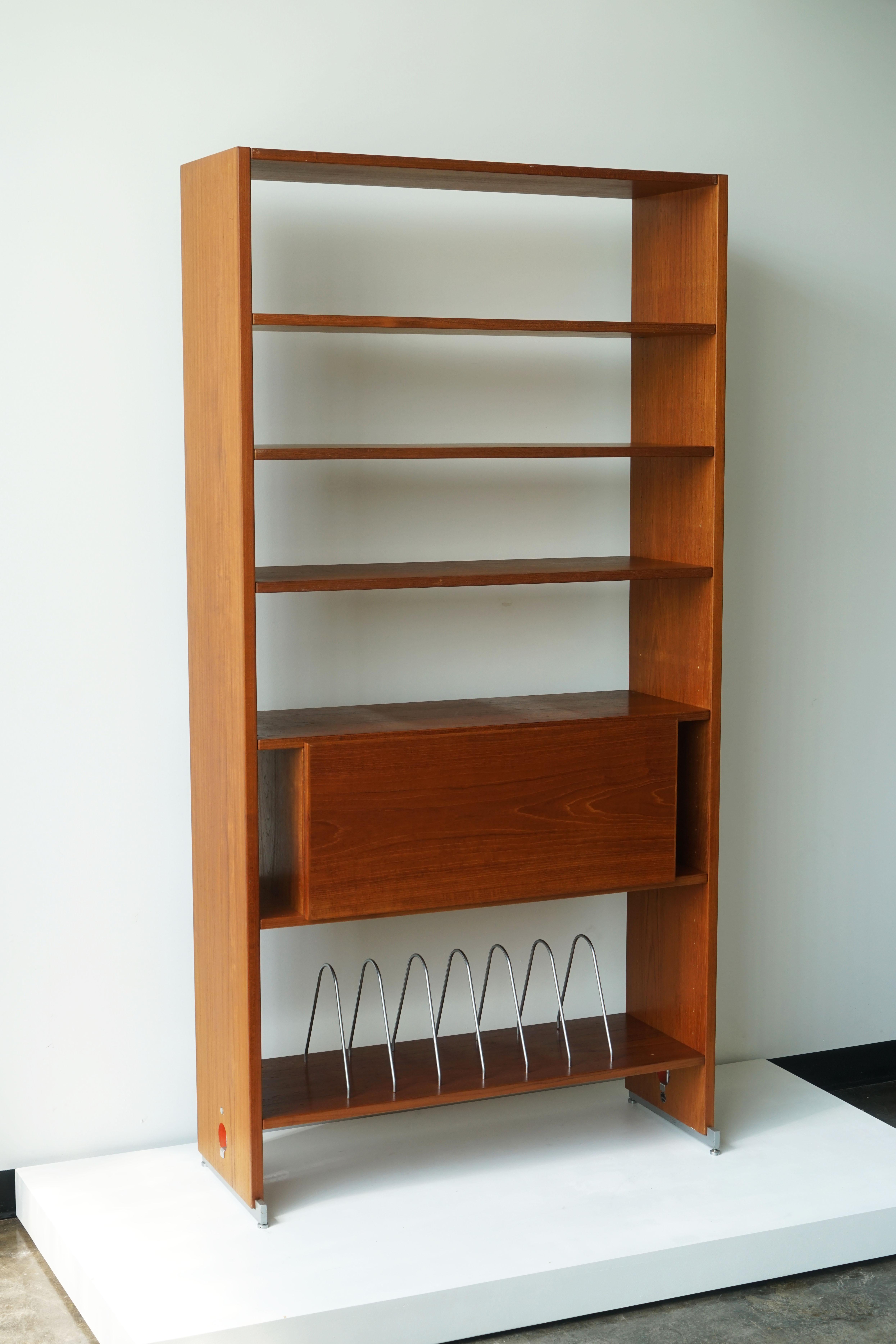 mcm room divider shelf