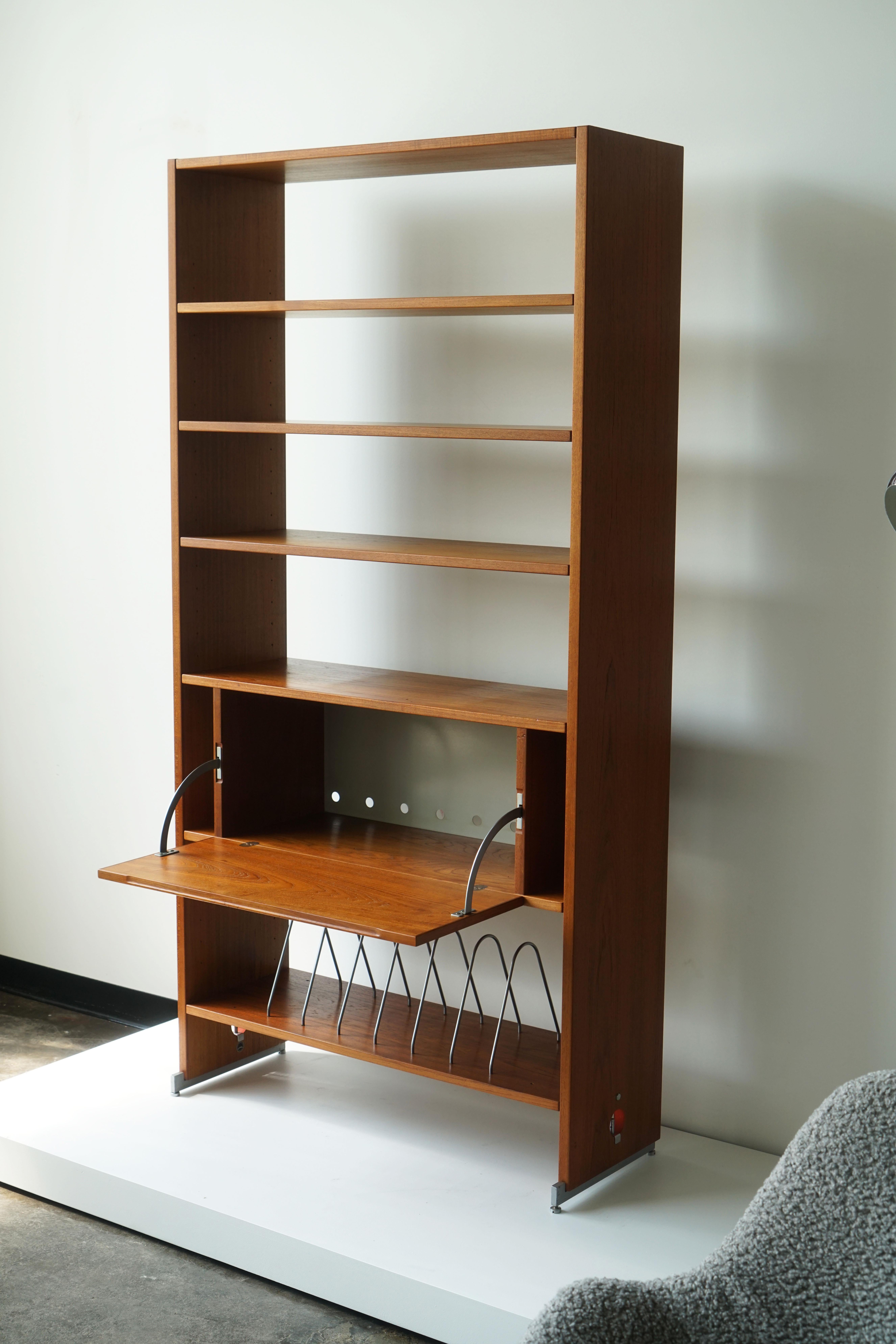 mcm room divider shelf