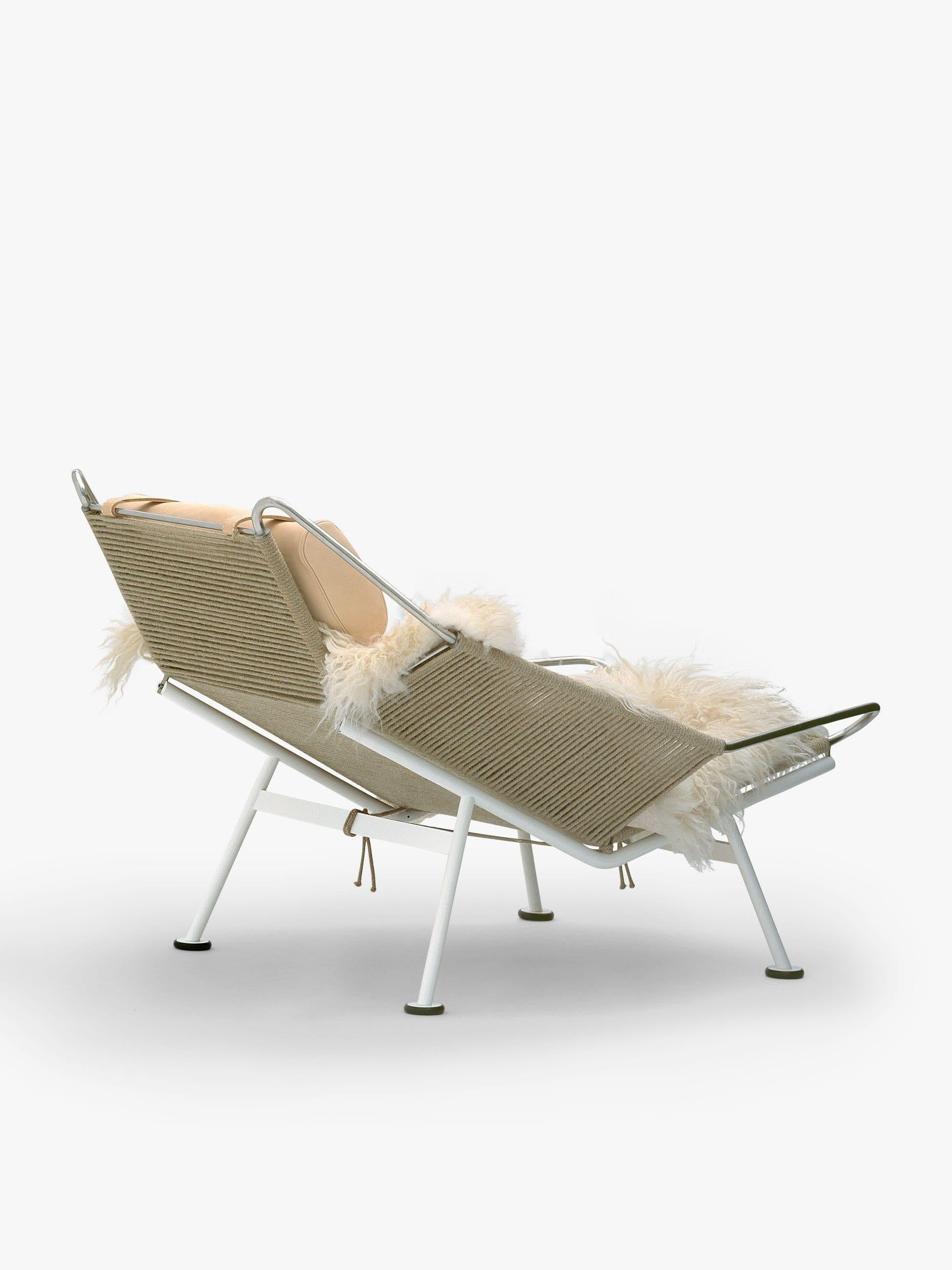 Hans Wegner Natürlicher Flaggen-Hofstuhl von PP Mobler (Dänisch) im Angebot